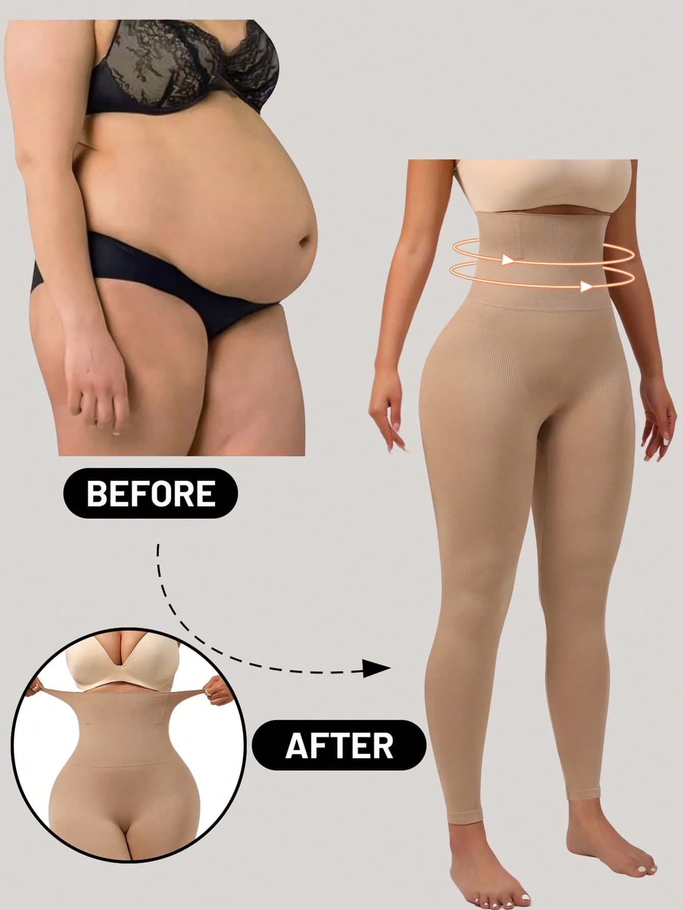 1Pc High Waist Slimming And Shaping Yoga Leggings, Tummy Control And Butt Lifting, Stretchy Yet Not Tight, Suitable For All Seasons Tights Spring Sports