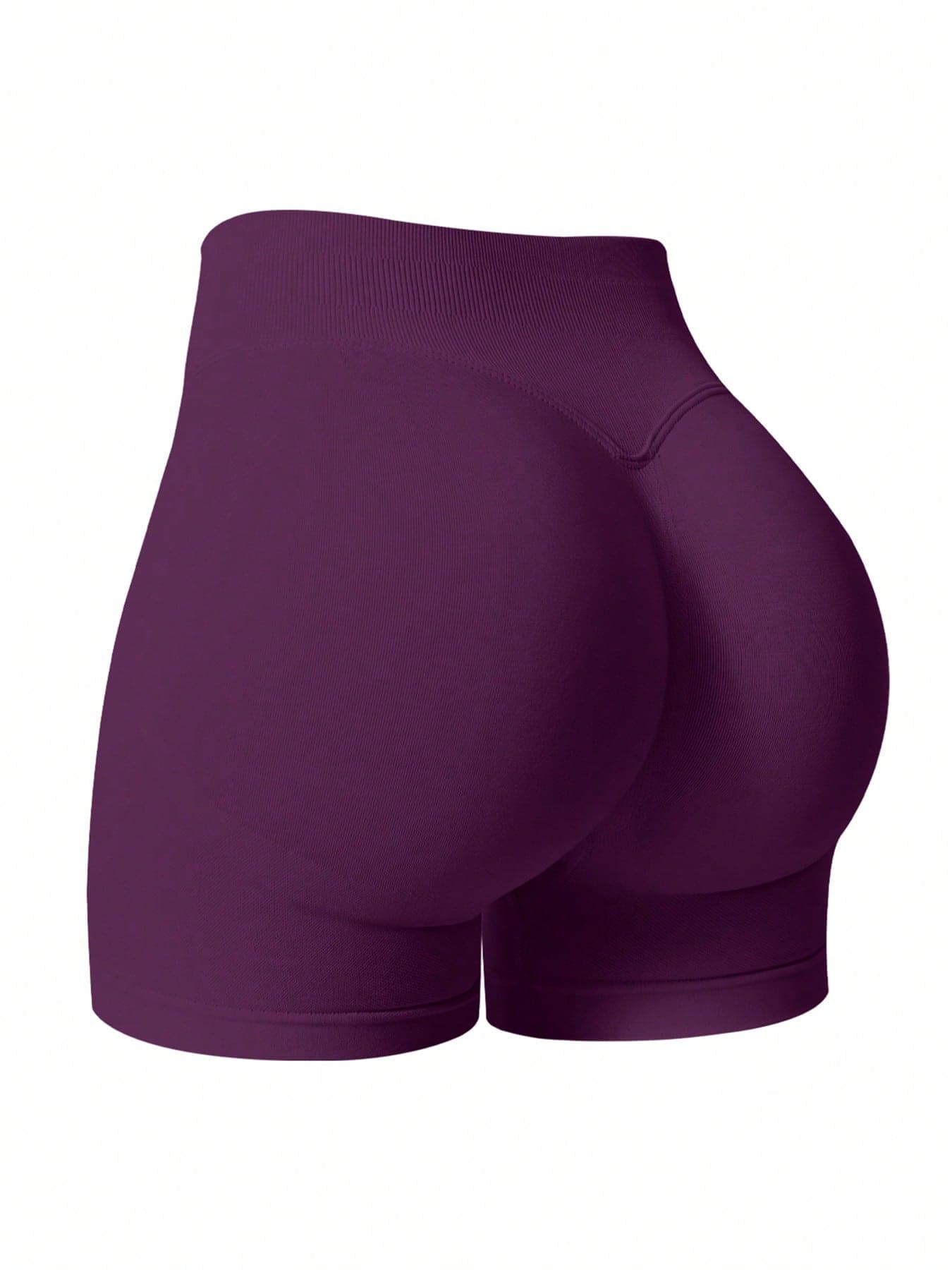 NcmRyu 1pc Women's Solid Color Short Fitted Tight Workout Shorts Summer Sports