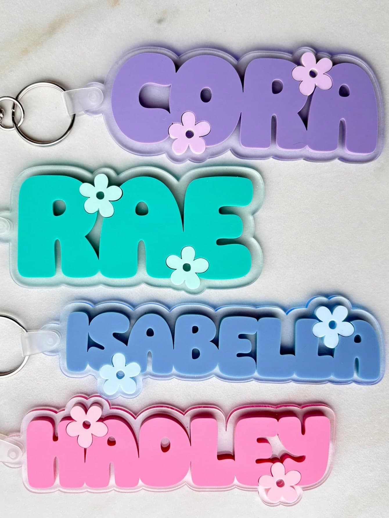Backpack Tag, Bag Name Charm, School Nametag, Lunch Bag Tag, Girls Backpack Name Tag, Preschool Keychain, Diaper Bag Tag, Letter, Colorful, Cute, Personalised, Halloween Edit, Back To School Fashion, Christmas Gift, Wedding, For Teens