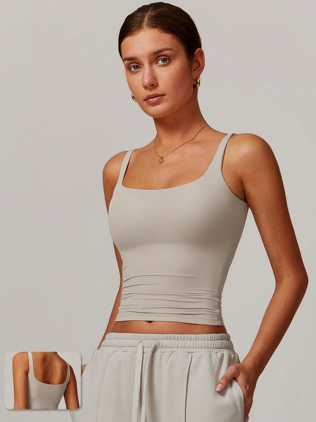 MASKERT Women's Camisole, Activewear Top, High Elasticity Workout Tank Top, Comfortable For Home And Commute Summer Sports