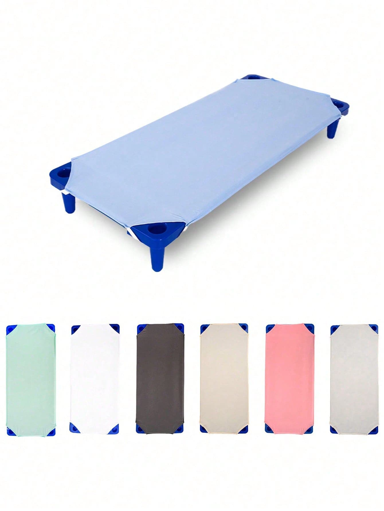 1pc Daycare Cot Sheets For Toddler And Preschool Infant Naptime Bed Sheet Cover With Elastic Corner Straps Baby Girls And Boys Bedding Accessories
