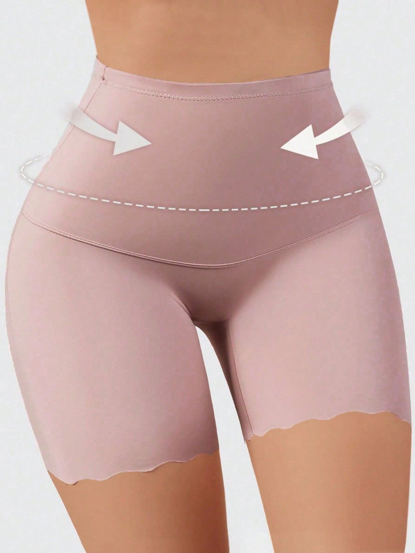 High Waist Seamless Tummy Control Panties For Women, Shapewear Slimming Underwear, Anti-Chafing Shorts