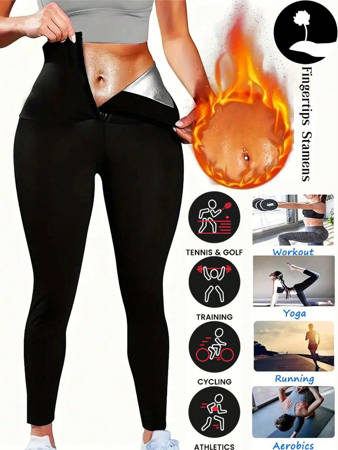 1pc 2025 Autumn & Winter Women High Waist Sports Pants, Butt Lifting Sauna Shaping Pants, Women Slimming High Waist Sports Leggings, Yoga Fitness Tight Pants, Sculpt Perfect Figure, Butt Lifting Sauna Sports Leggings, Shaping Yoga Running Moisture-Wicking Sports Trousers, Women Sportswear Spring