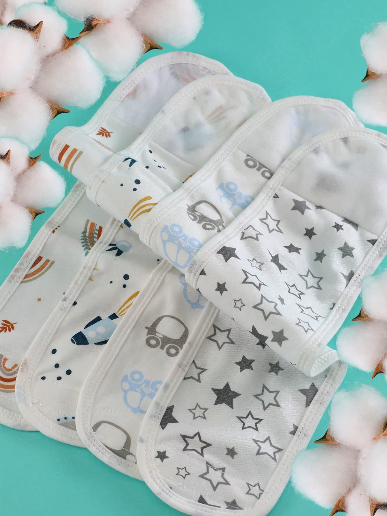 4pcs Newborn Baby Umbilical Cord Care Belly Band, Comfortable & Warm Infant Abdominal Band, Baby Swaddle Belly Band, Prevent Baby's Belly From Getting Cold, Breathable Soft Belly Wrap, Suitable For Baby Shower Gifts, Outdoor Activities, Newborn Essentials
