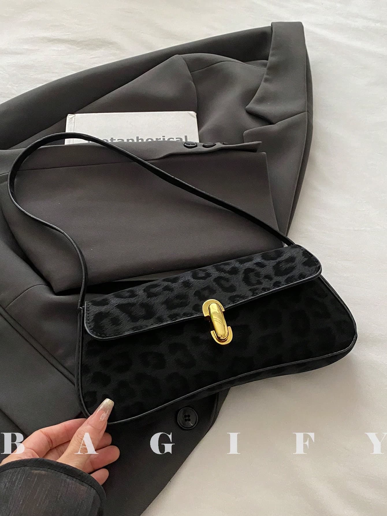 Women's Vintage Faux Leather Flap Decor Shoulder Underarm Bag, Suitable For Dating, Outing, Party