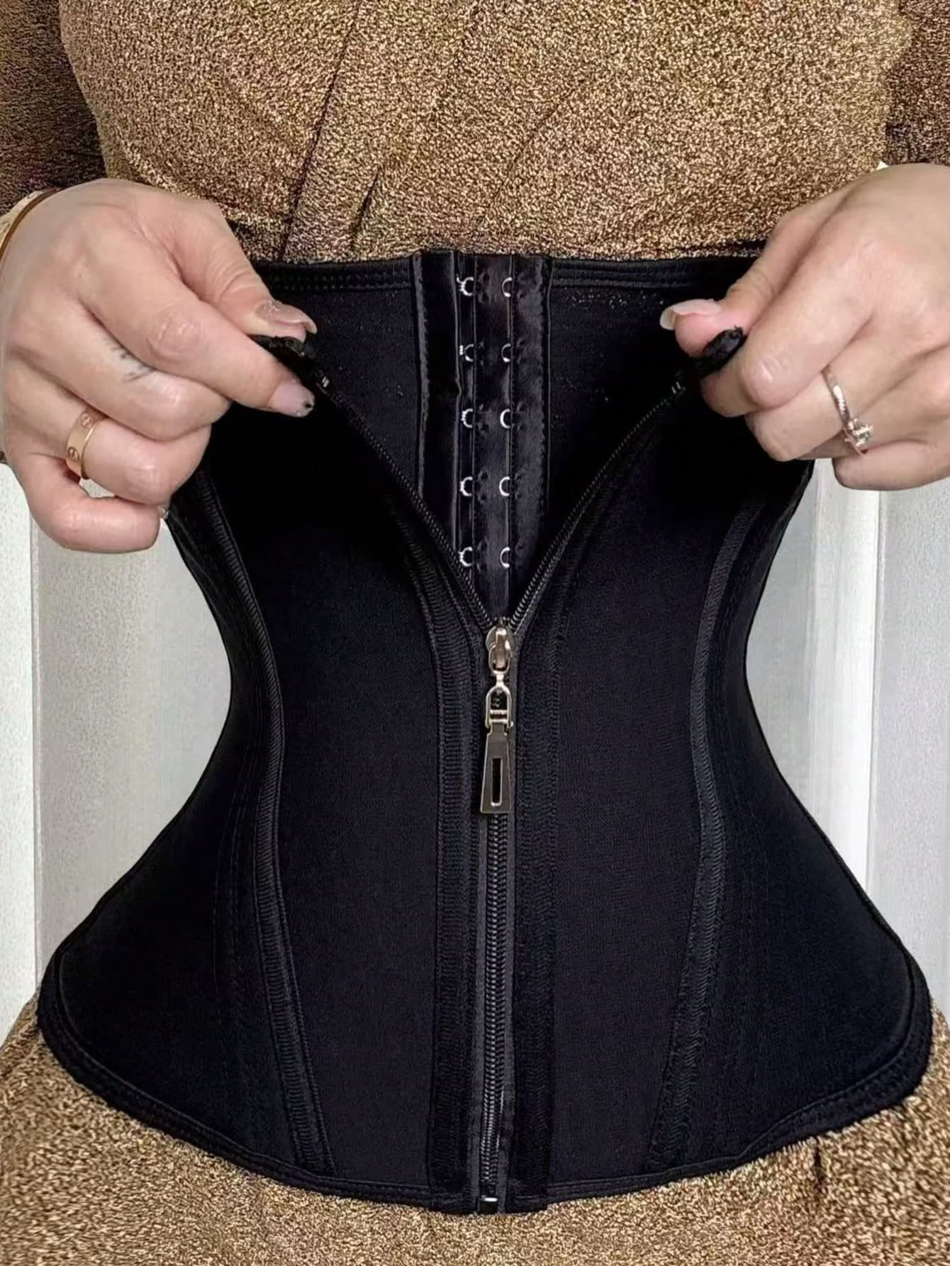 1pc Women's Fitness Training Dance Yoga Sports Body Shaping Waist Cincher, Daily Body Shaping Waist Belt With Mesh Fabric