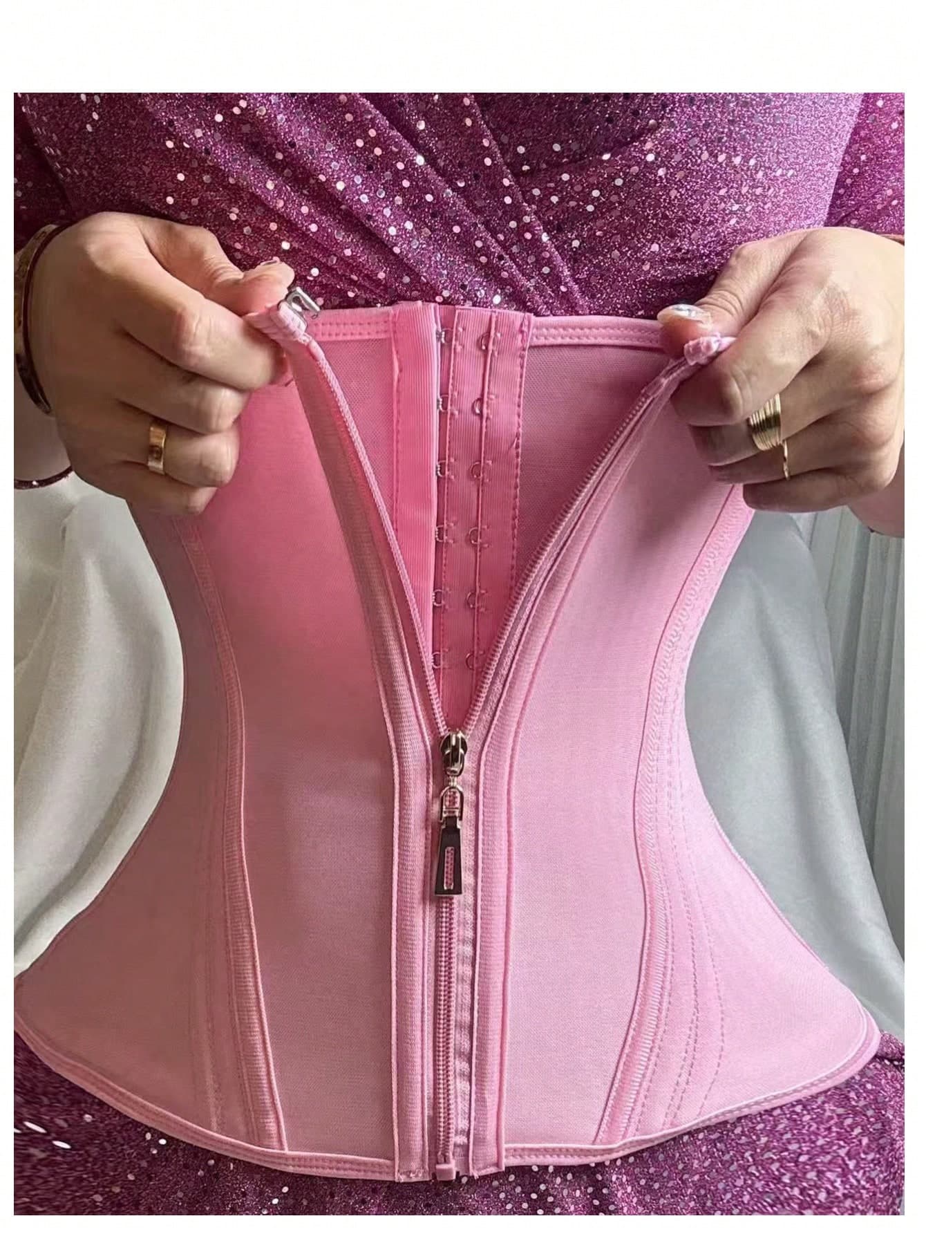 1pc Women's Fitness Training Dance Yoga Workout Body Shaping Waist Cincher, Daily Body Shaping Waist Belt With Mesh Fabric Sports