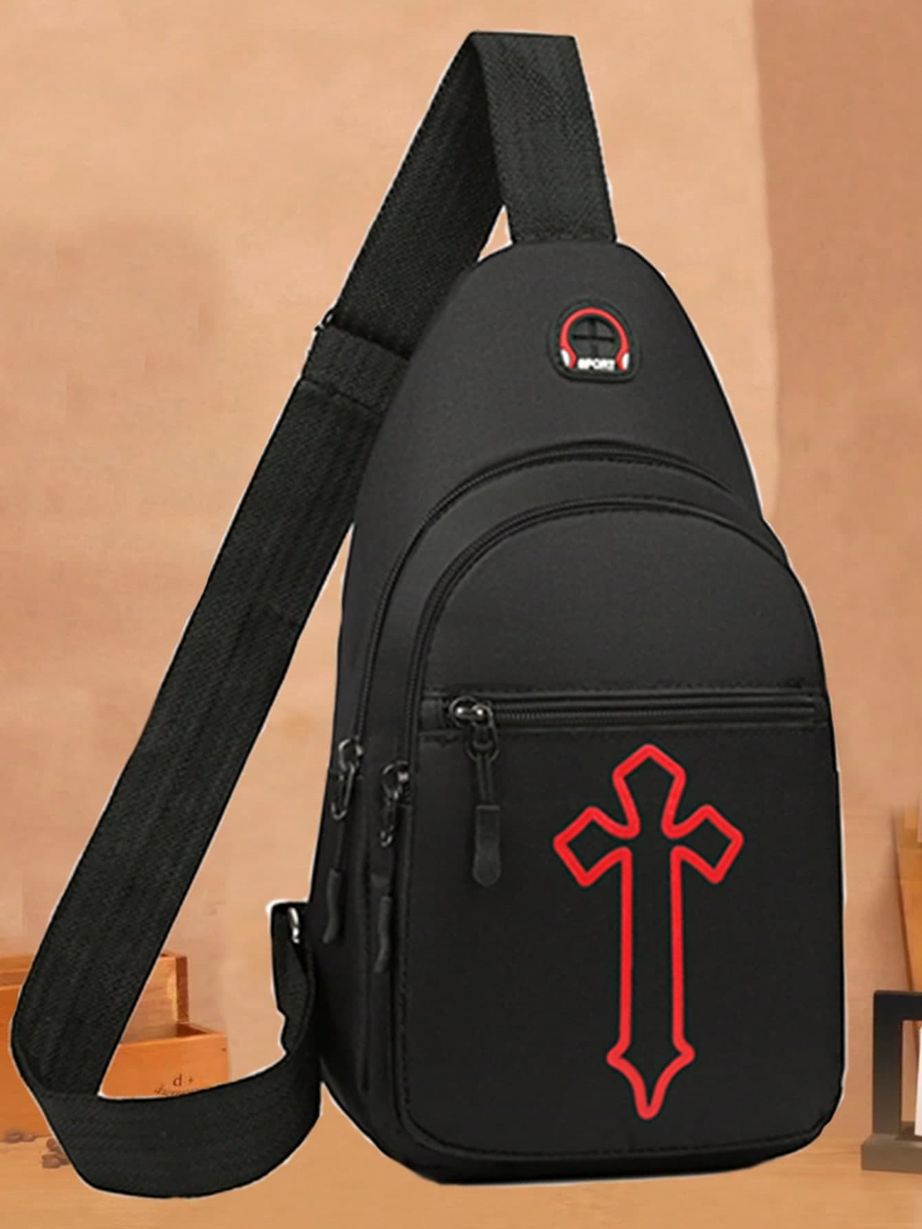 New Waterproof Wear-Resistant Chest Bag Men's Oxford Cloth Small Backpack Fashion Canvas Nylon Chest Shoulder Crossbody Bag Belt Bag Phone Bag, Holiday Essential, Camping, Hiking Bag