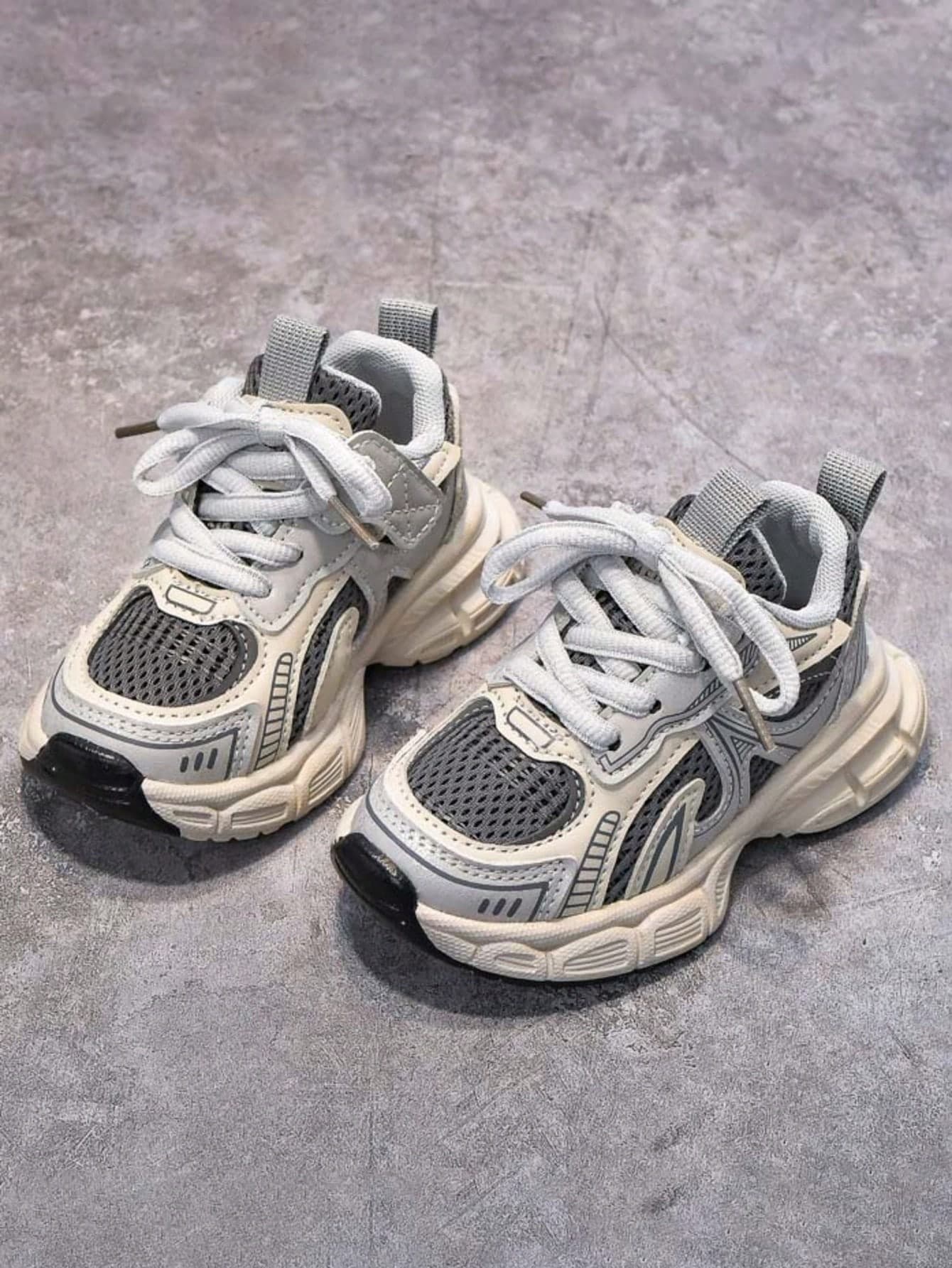 1 Pair Kids' Popular Sports Shoes, Autumn/Winter New Mesh Breathable Boys' Soft Bottom Non-Slip Casual Shoes, Girls' Shoes, Sneakers