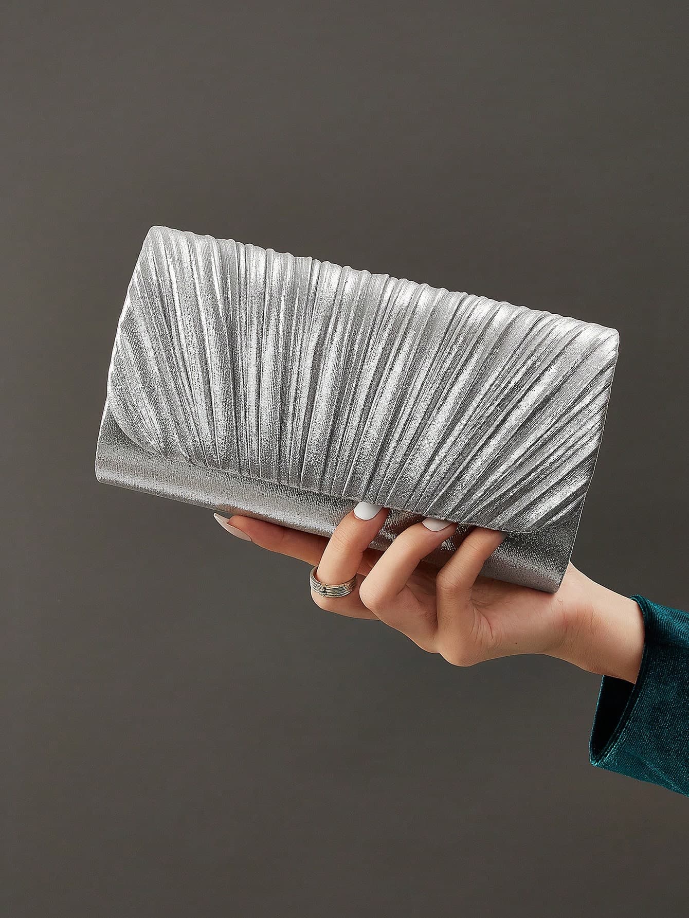 Shiny Fashion Elegant Casual Evening Clutch Envelope Bag, Charming Luxury Refined Small Square Chain Bag, Suitable For Women, Students, Office Ladies, Brides As Evening Bag, Wallet, Handbag For Wedding, Women's Birthday Party, Prom, Banquet, An Excellent Gift For Ladies