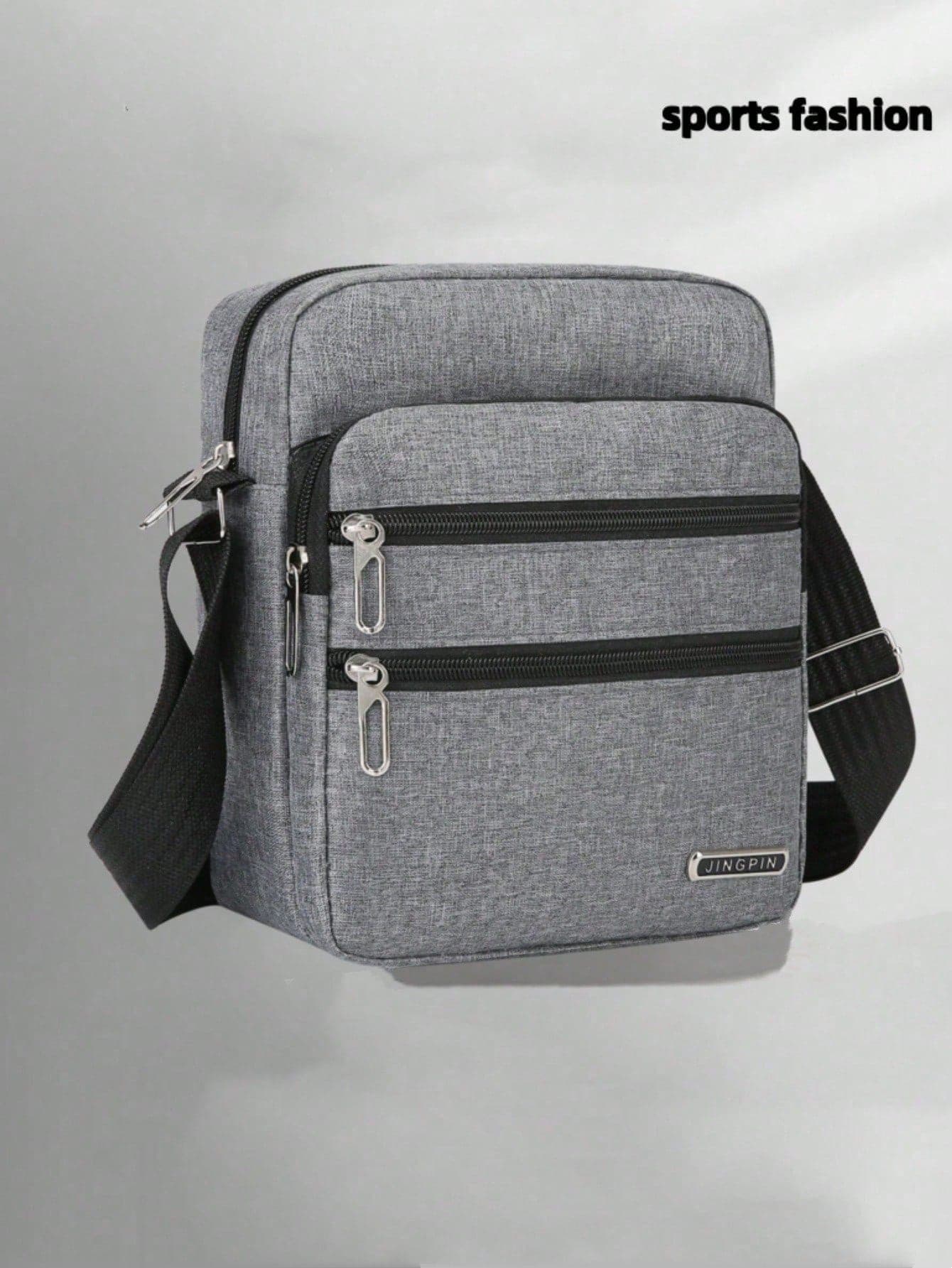 Men's Fashion Casual Large Capacity Multi-Compartment Shoulder Messenger Bag,Y2k