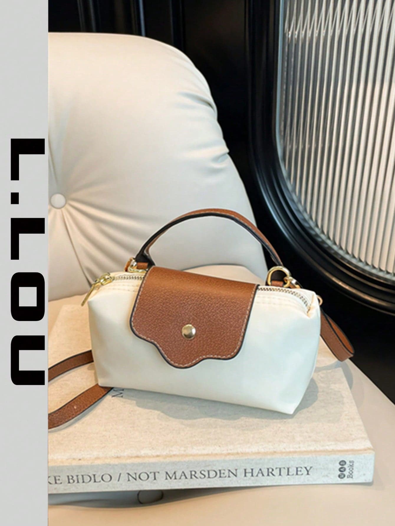 Women's Fabric Nylon Mini Crossbody Bag, Magnetic Snap Dumpling Shaped Casual Cute Fashion Handbag , Kawaii , Beach