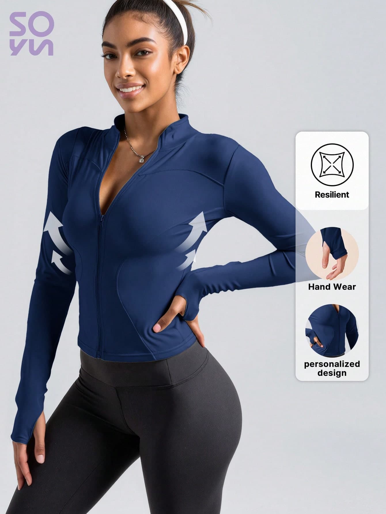 Soyun Women's Sports Jacket, Suitable For Outdoor Activities, Travel, Casual Wear, Parties, Office And Gym Spring