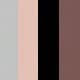 4 pièces multicolores