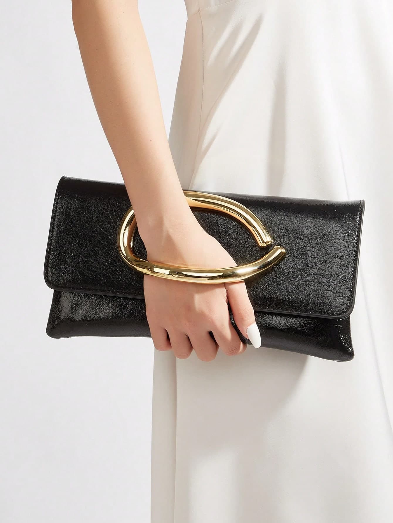 Vintage Solid Color Clutch Bag, Versatile Handbag, Fashionable PU Leather Purse, Suitable For Women, Can Be Used For Weddings, Parties, Balls, Galas And Other Occasions