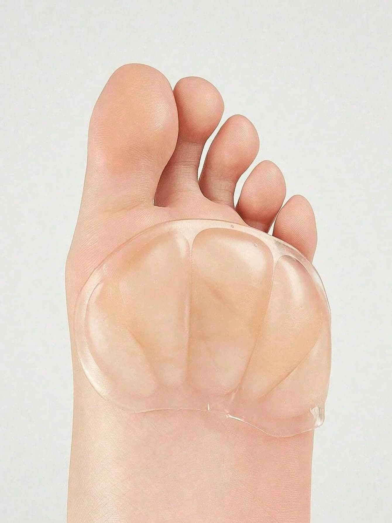 8pcs Unisex Semicircle Shock Absorbing Anti-Slip Self-Adhesive Heel Protectors