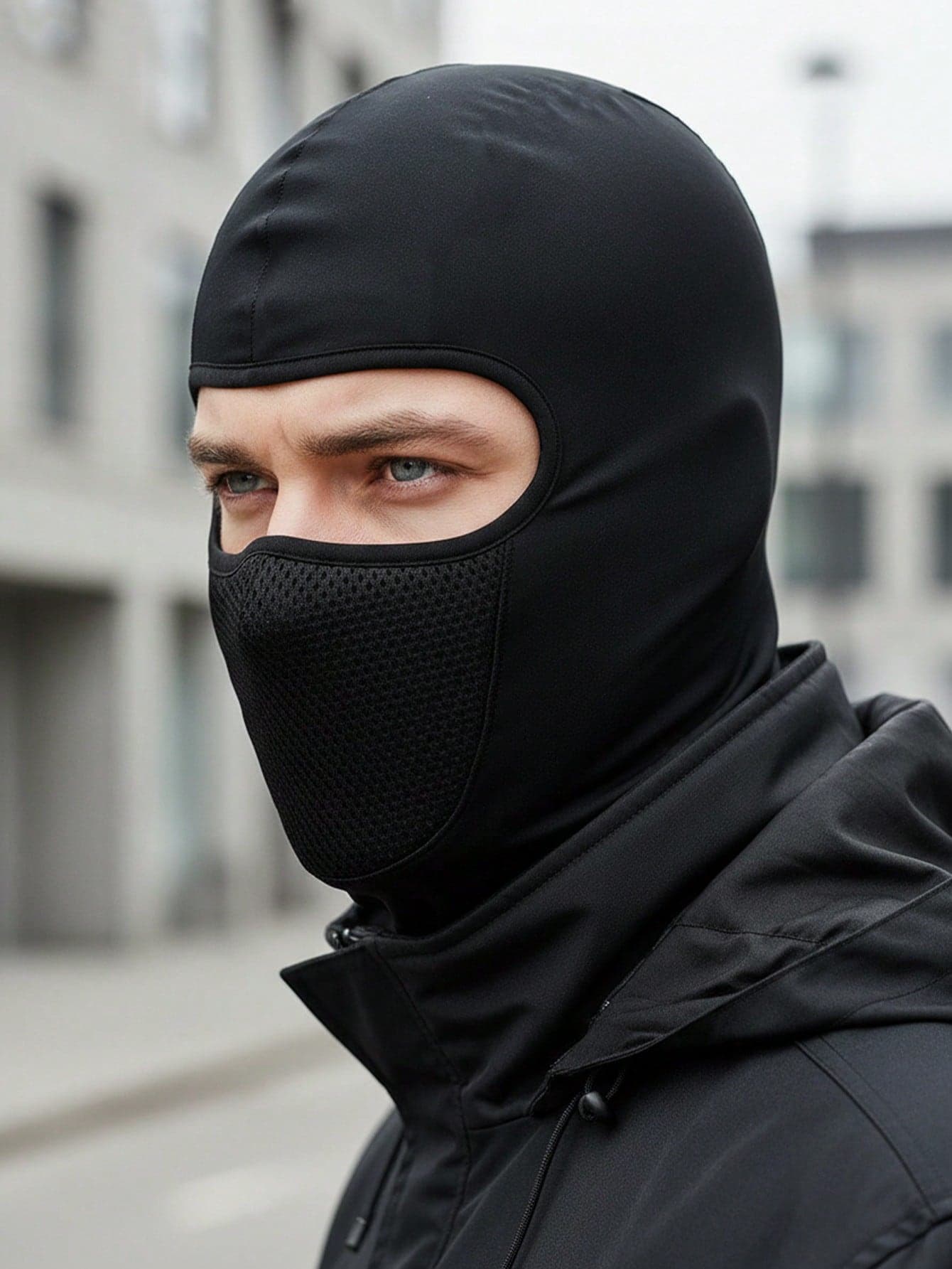 1pc/2pcs/3pcs Unisex Hollow Pattern Face Mask, Suitable For Outdoor Activities, Daily Use, Travel, Hiking, Skiing