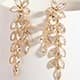 Flower and Leaf Earrings