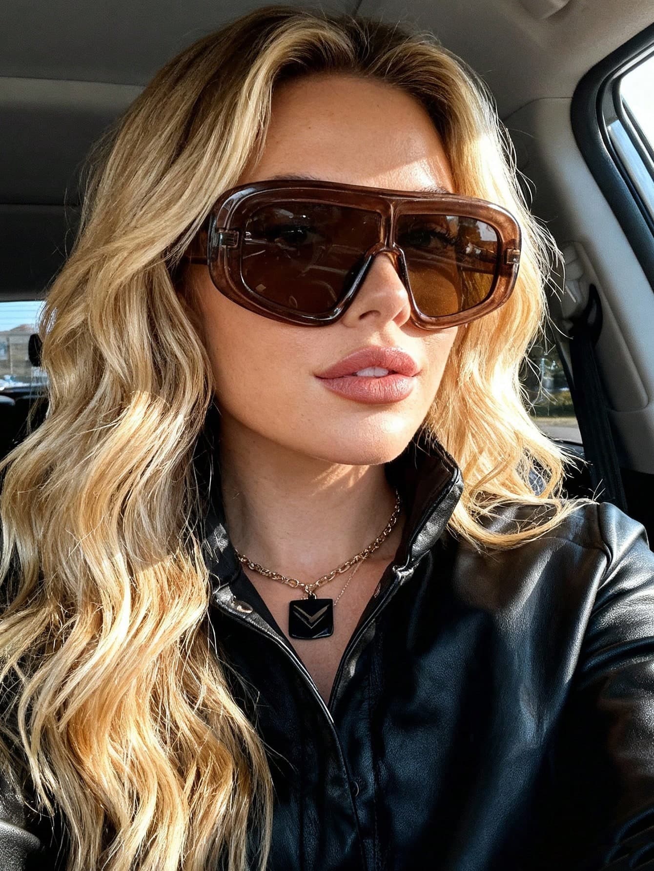1 Pair Personalized Fashion Aviator Frame Women's Glasses, Multi-Functional Retro Eyewear, Suitable For Family Outings, Travel, Beach, Music Festivals And Daily Outfit Accessories