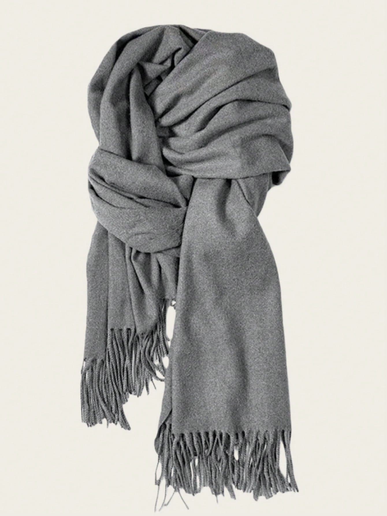 1pc Unisex Thickened Snood Winter Outdoor Men Scarf Windproof Plush Neck Warmer Scarf Suitable For Daily Use And Skiing Men Accessories Men Scarves