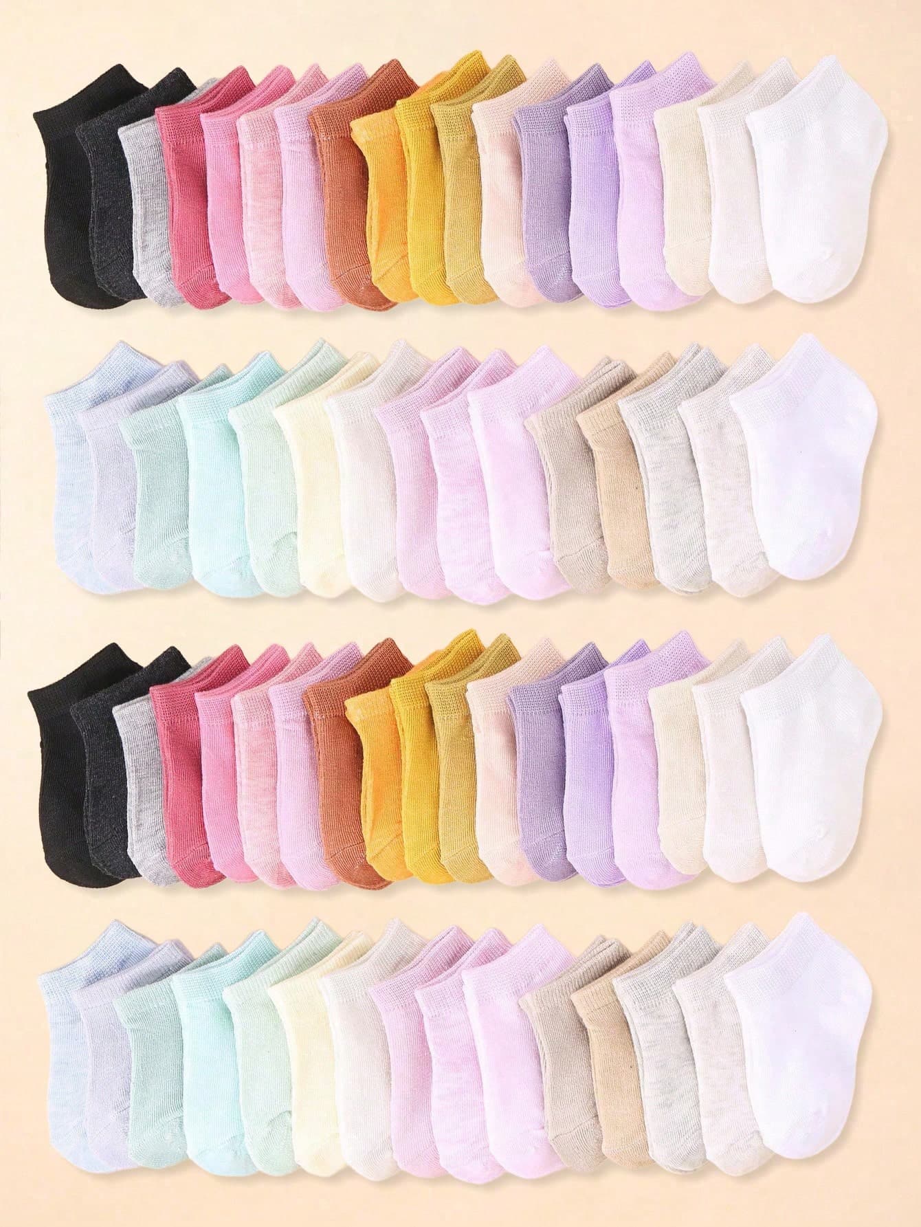 20/10/5 Pairs/Sets Random Color Unisex Baby Socks, Toddler Nude Socks, Simple Casual Sports Boat Socks, Suitable For 0-3 Years Old Newborn/Baby Boy And Baby Girl, Thanksgiving/Christmas Gift, Baby Socks, Newborn Socks, Toddler Socks, Infant Socks. Fabric Is Comfortable, Soft, Breathable And Skin-Friendly,