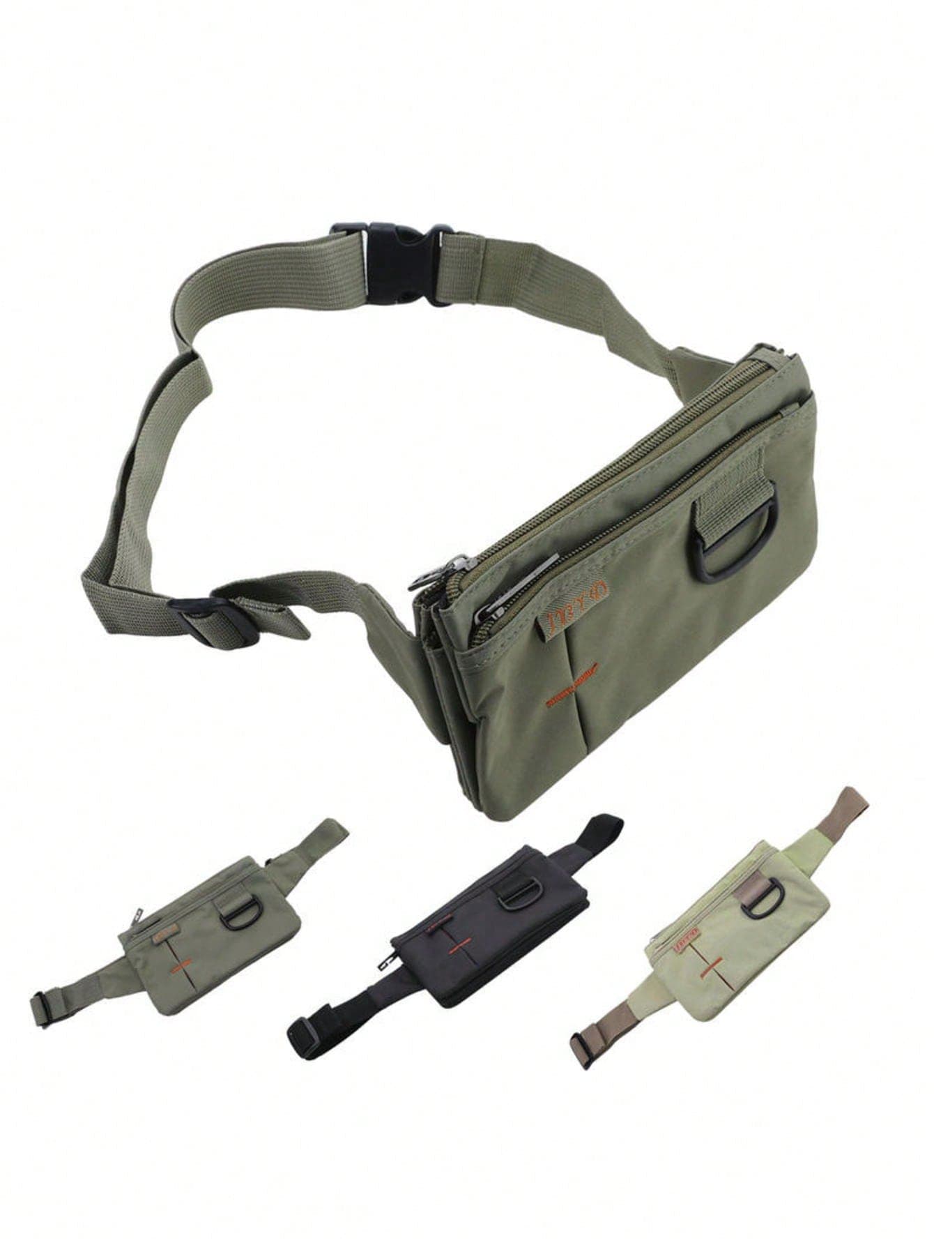 1pc Ultra-Thin Small Travel Waist Bag, Running Waist Bag, Minimalist Crossbody Bag (Random Letter Color)