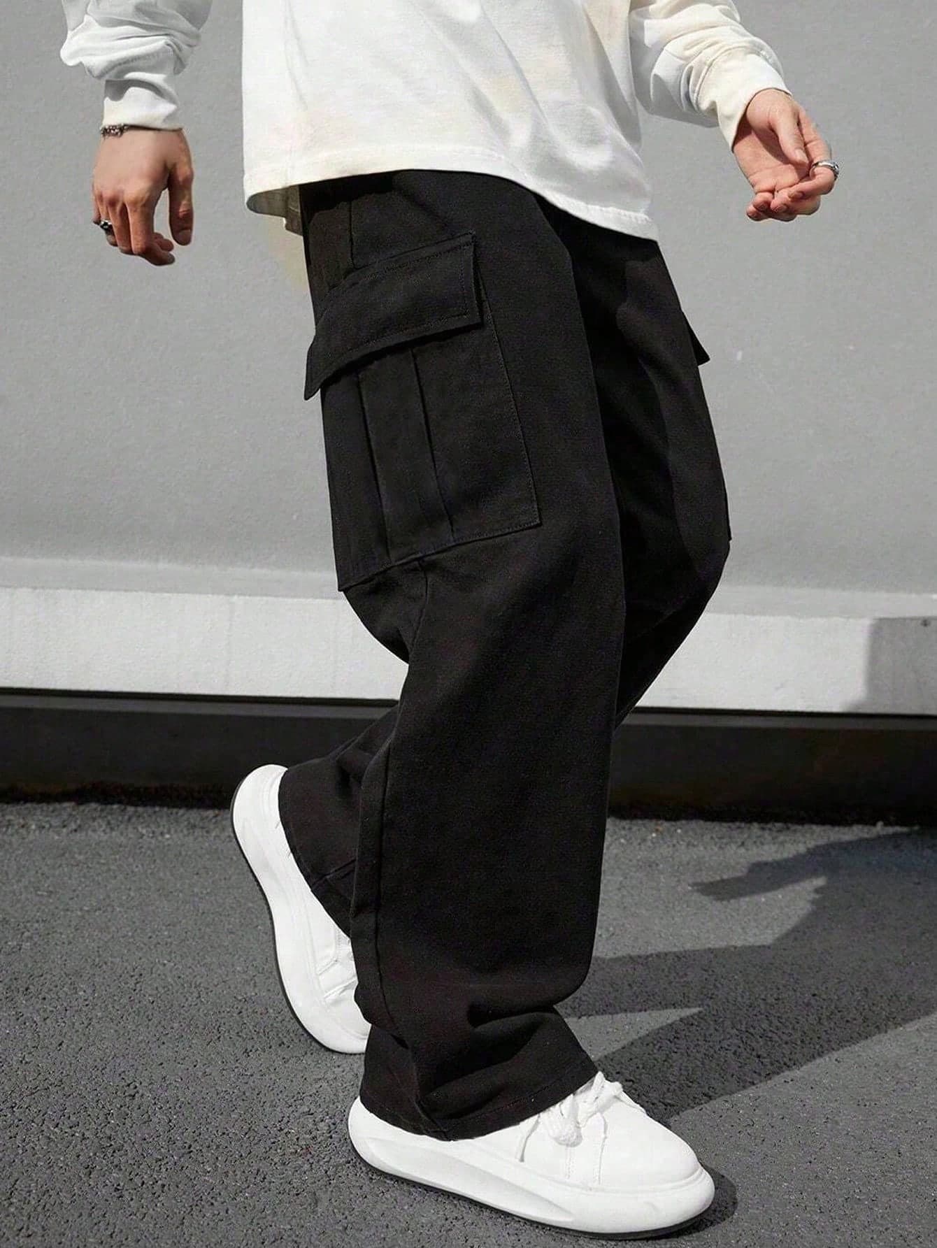 1pc Tween Boys Vintage Minimalist Cargo Pants, Suitable For Workout, Outdoor, Spring/Autumn