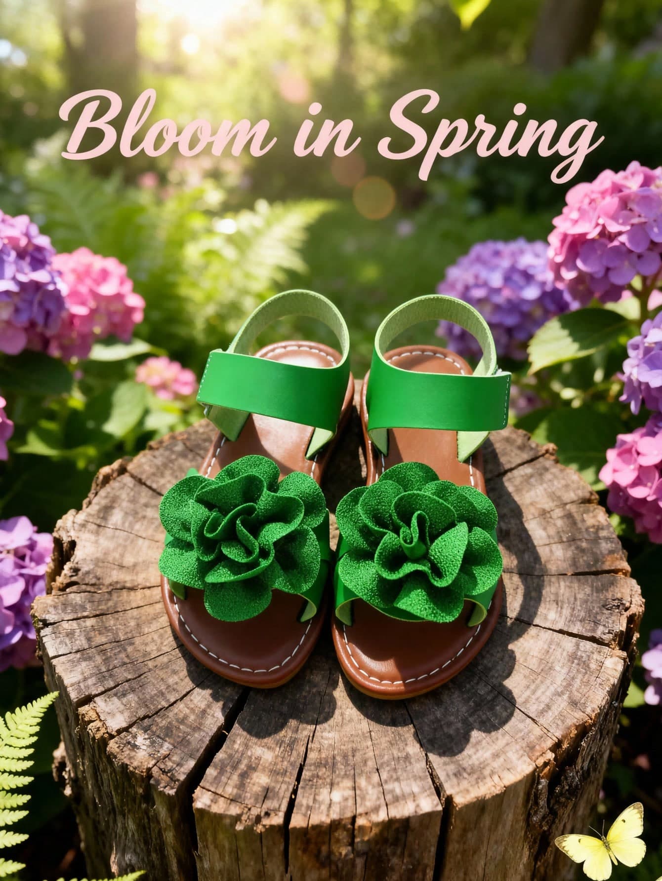 Girls' Summer Sandals, Girls' School Shoes, Flower Girl Shoes, Girls' White Shoes, Elegant Floral Decor, Hook And Loop Closure Design, Suitable For Summer Beach Vacation, Daily Casual Wear, Flat Sandals. (Suggest Ordering One Size Up)