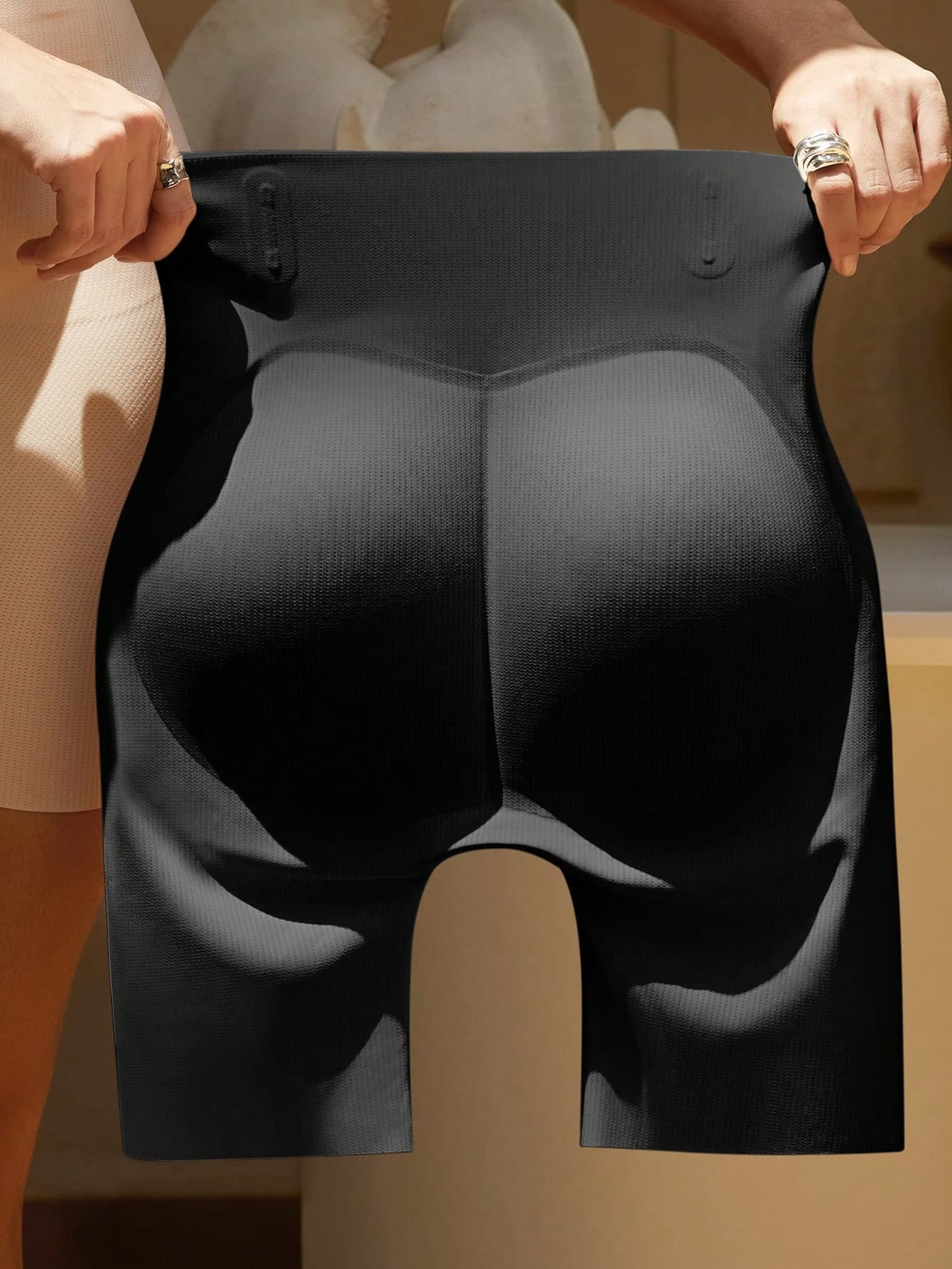 1pc Women's Seamless Waist-Cinching Butt-Lifting Shapewear Panties With Padded Butt, Tummy Control Flat Belly Underwear Shorts Briefs