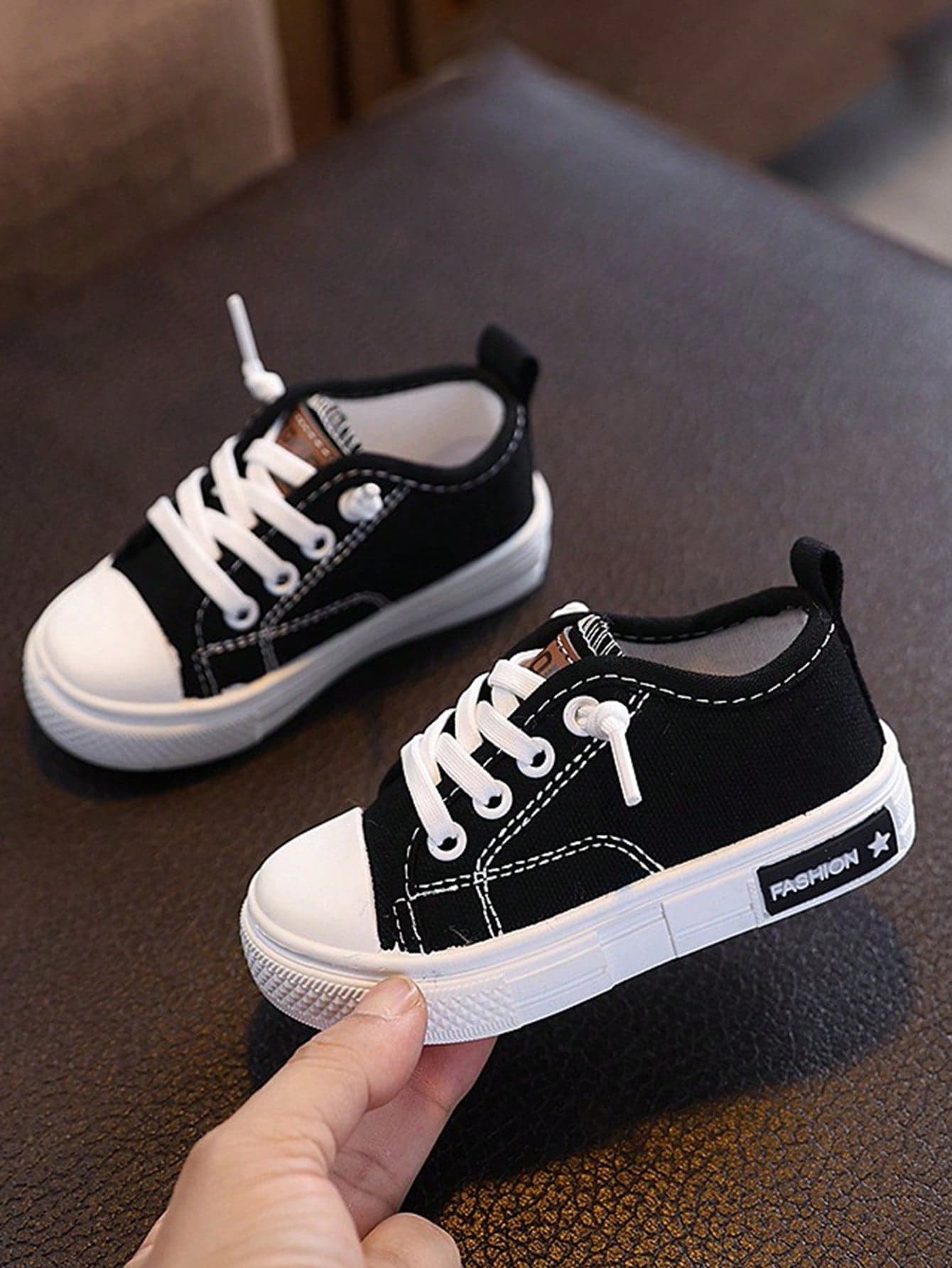 1 Pair Baby Casual Sneakers, Spring/Autumn New Soft Bottom Non-Slip Toddler Boys Canvas Shoes