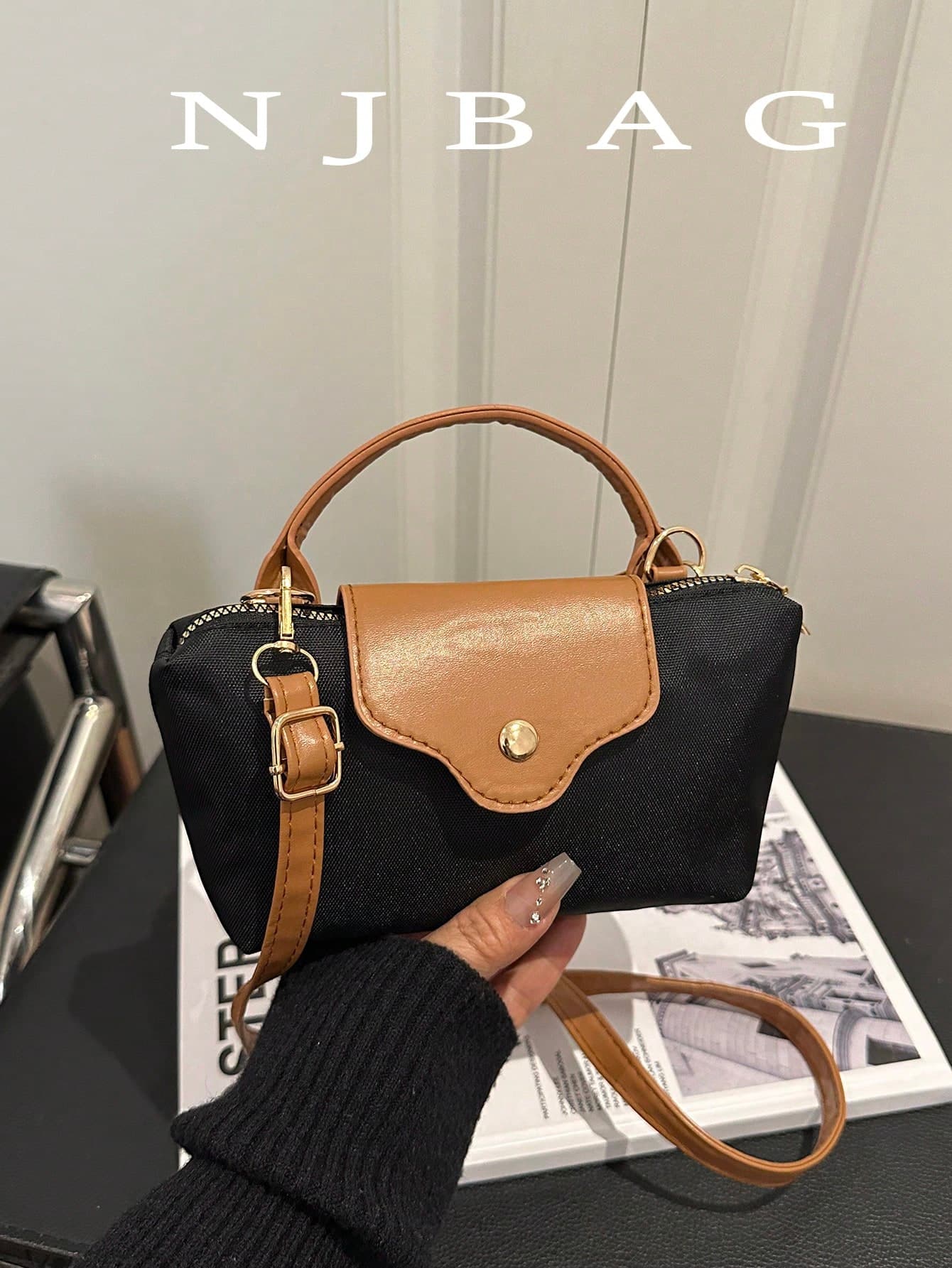 1pc Mini Fashion Handbag Small Square Bag, Versatile Women's Shoulder Bag Crossbody Bag, Solid Color Mini Wallet, Can Hold Phone, Coins, Lipstick, Daily Use, Commute.
