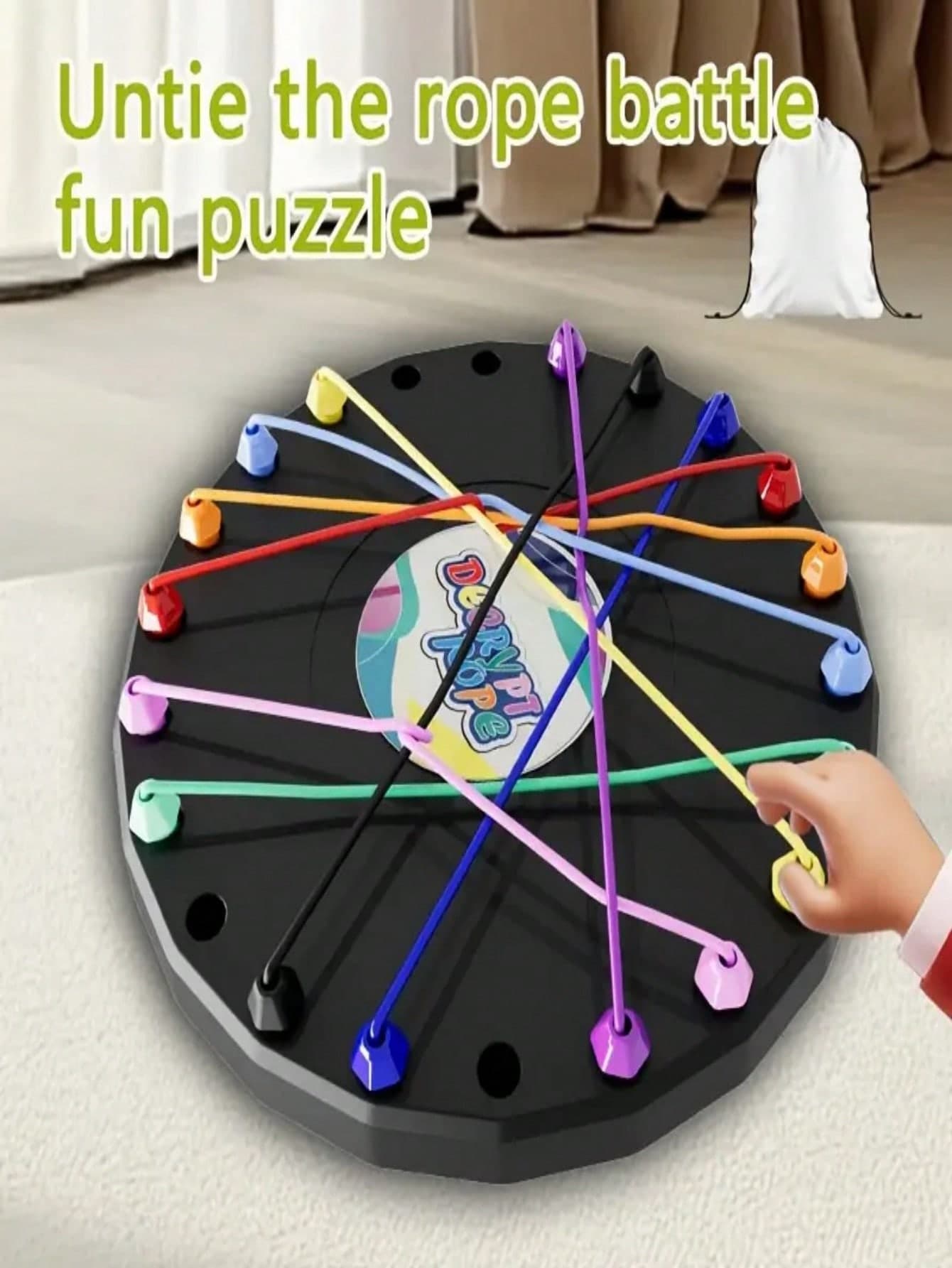1pc Colorful Rope Puzzle Toy, Children Educational Toy