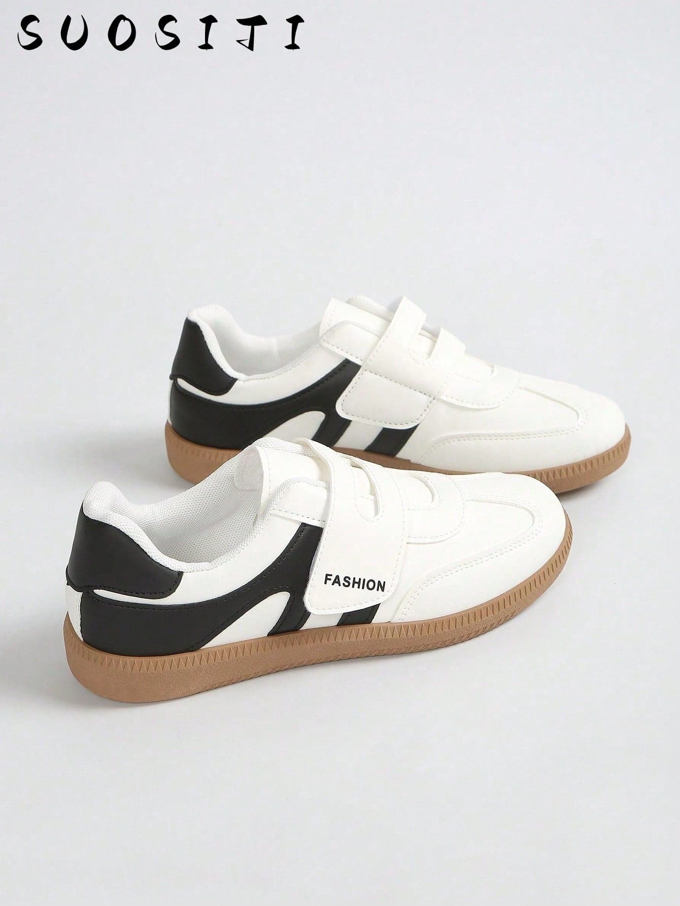 2025 New Arrival Plus Size 36-41 Women Flat Student Casual Sports Fashion White Sneakers
