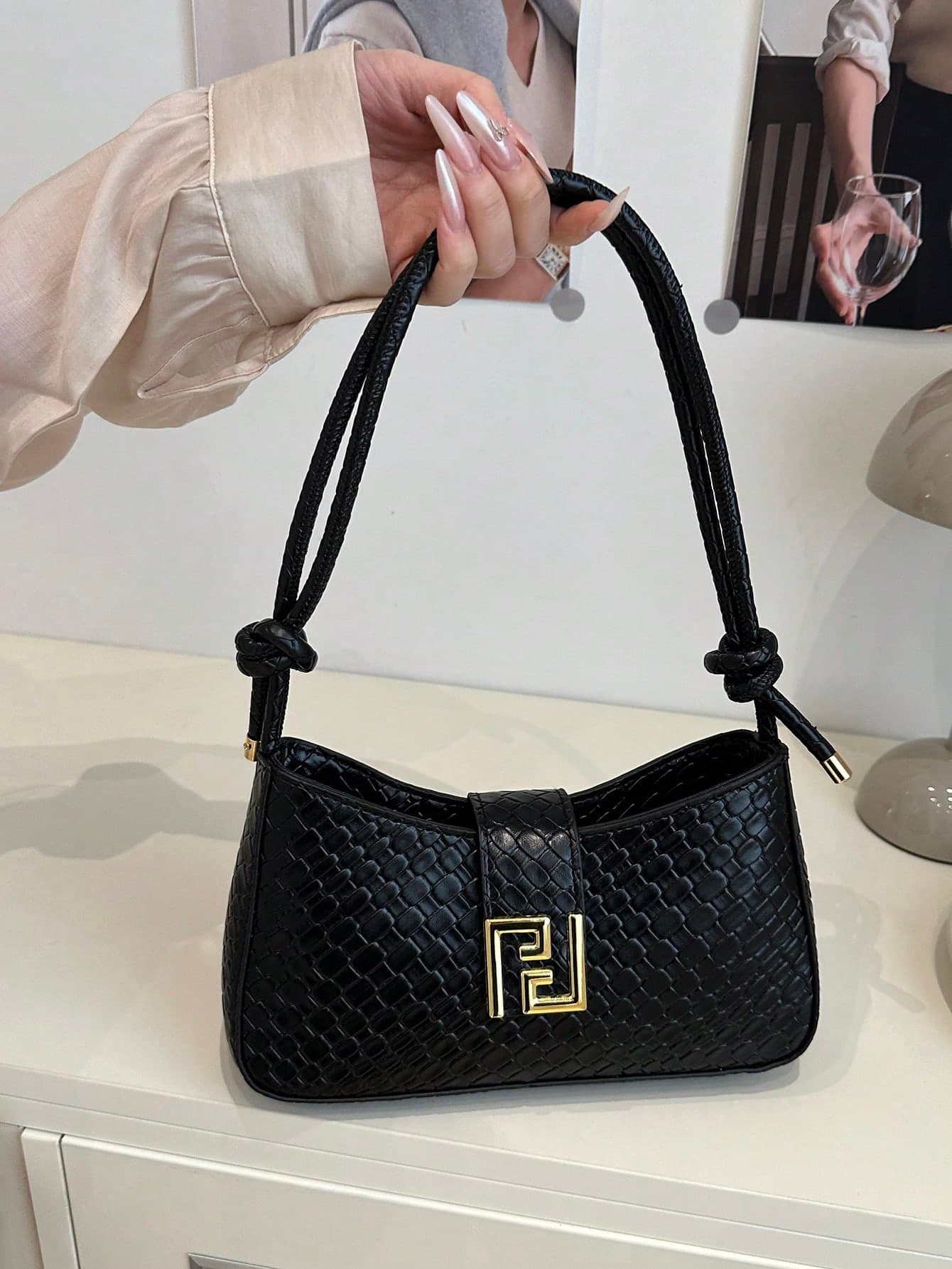 New Luxury Solid Color Versatile Women Shoulder Bag