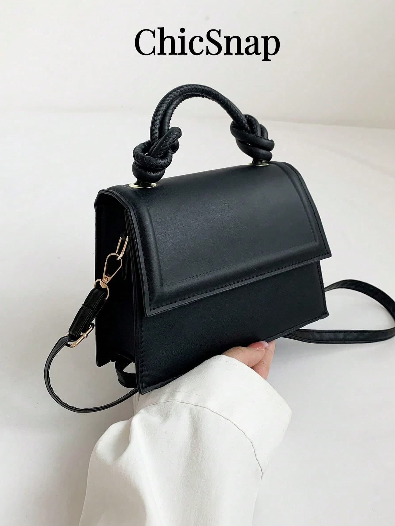 Limited Time Discount Solid Color Pleated Edge Handbag With Flap And Crossbody Strap, Vintage Style Women Bag