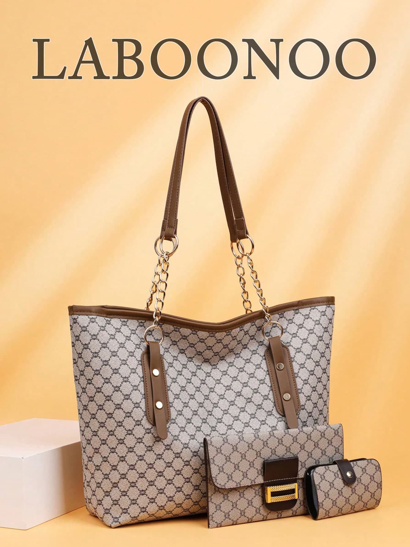 3pcs High-Quality Lightweight Luxury Tote Bag Set, Fashionable Casual Shoulder & Underarm Bags
