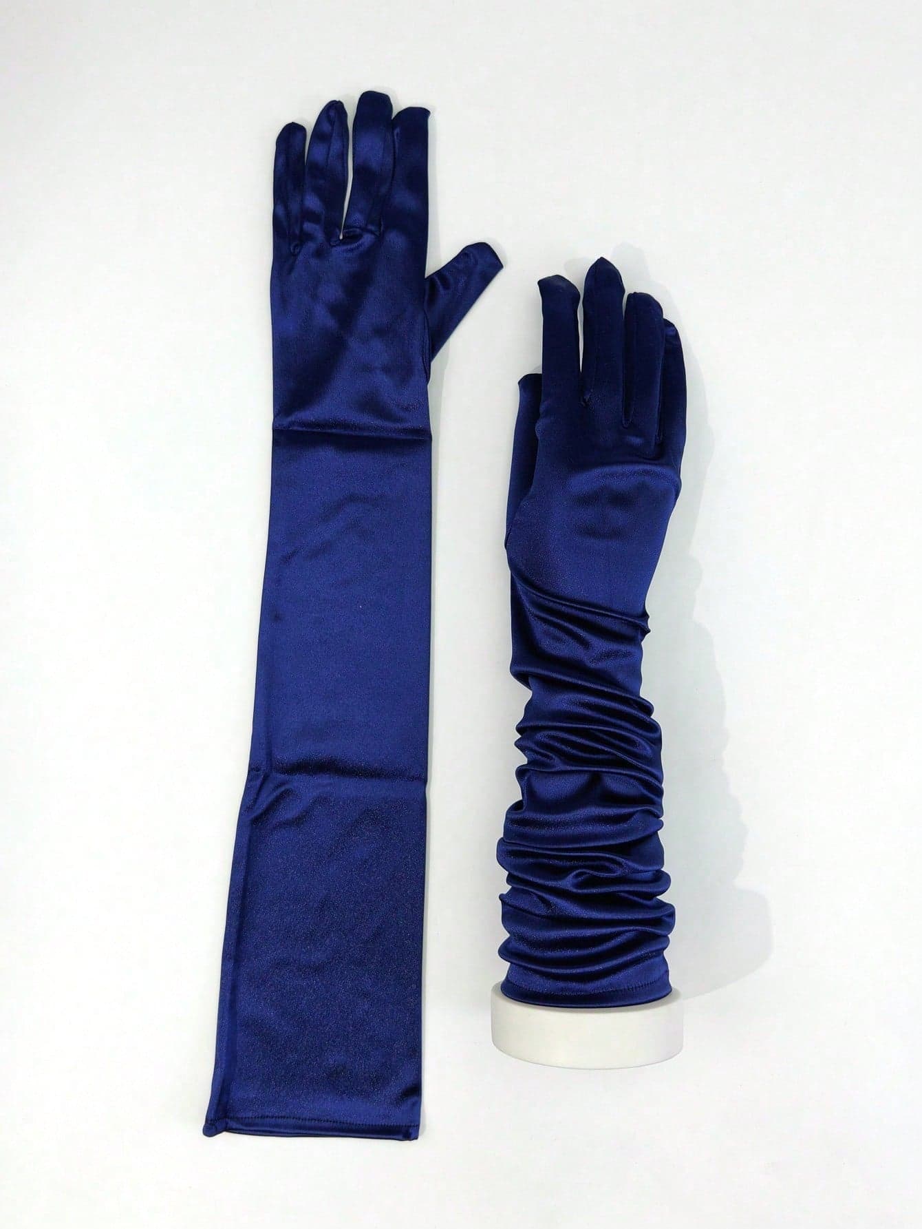1 Pair Women's Full Finger Gloves, Vintage Elegant Style, Suitable For All Seasons Summer