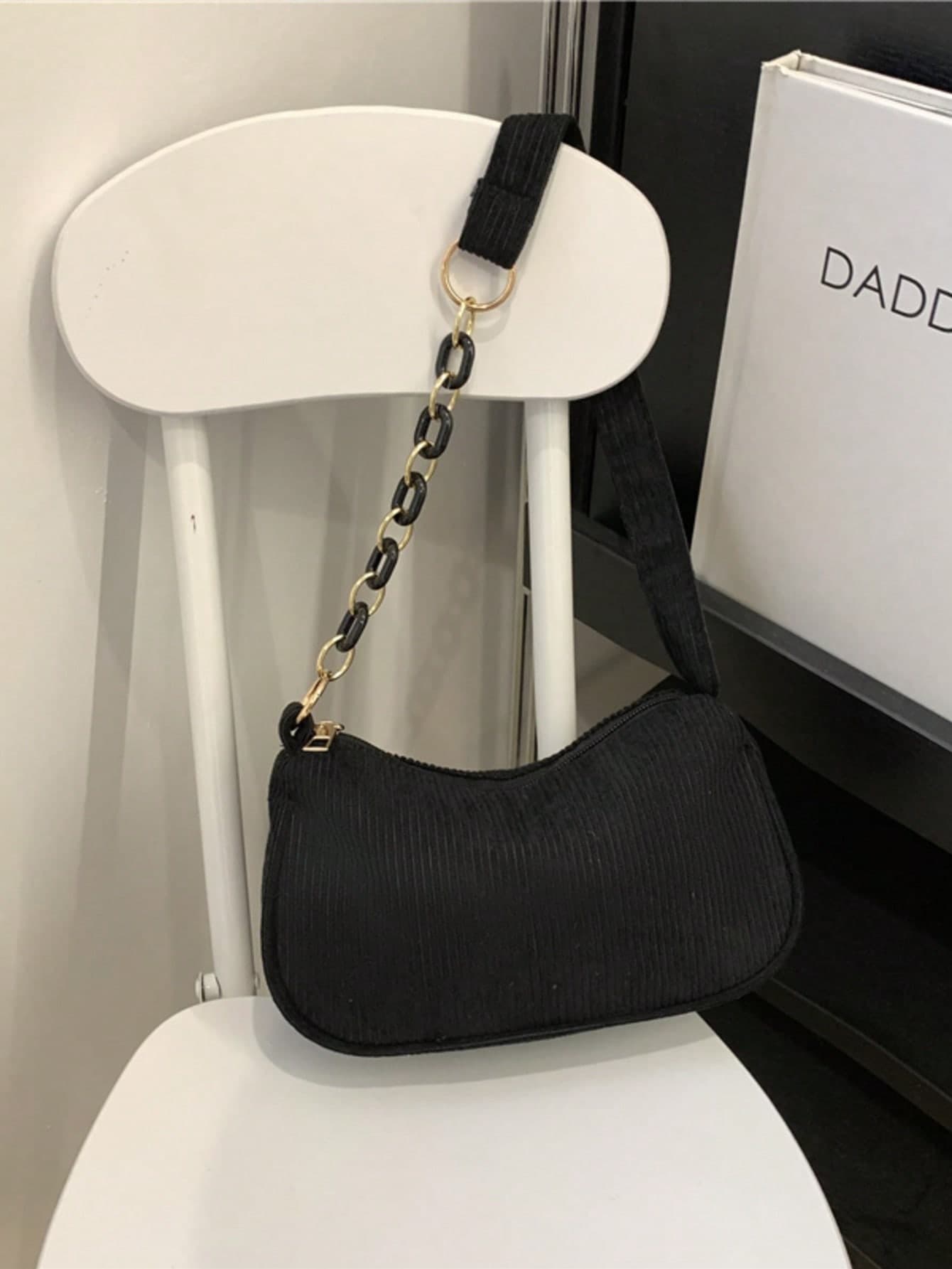 Solid Color Mini Underarm Shoulder Bag, PU Leather Small Bag, Minimalist Casual Versatile Handbag, Large Capacity Zipper Baguette Bag, Suitable For Shopping, Coin Purse, Dating, Travel, Phone Pouch