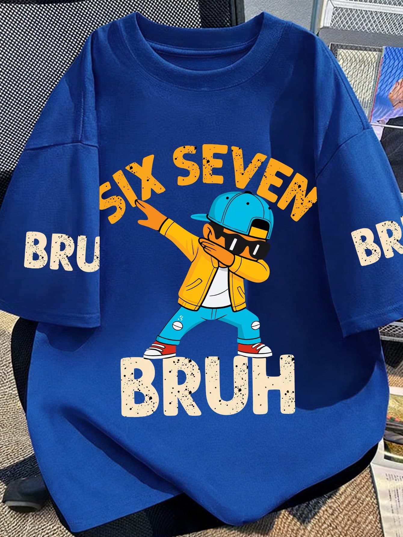 Teen Boys Casual Colorful Letter Print Cool Boy Graphic Crew Neck Short Sleeve T-Shirt Spring Summer New Boys Graphic T-Shirt