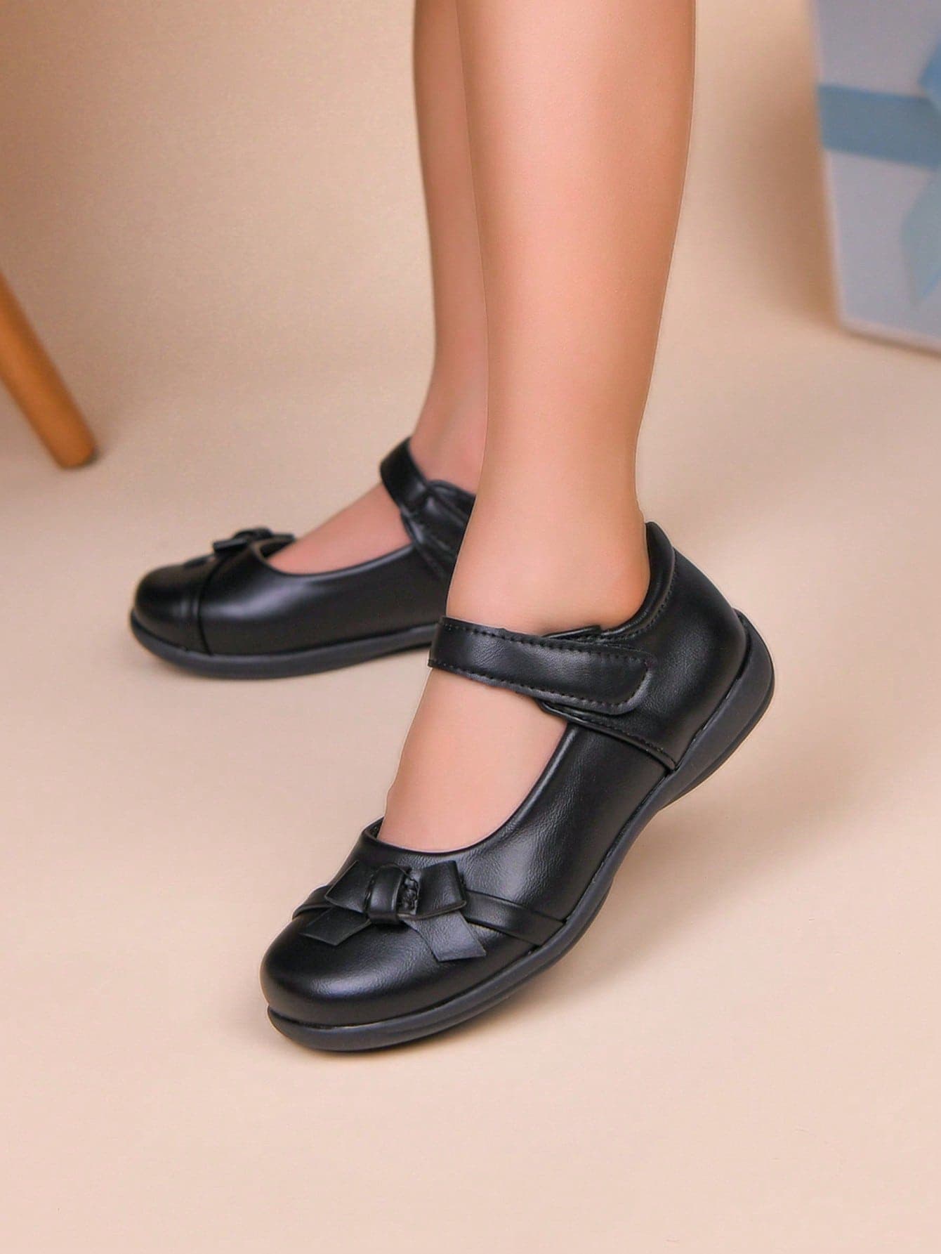 Girls' New Princess Style Soft Sole Non-Slip Baby Shoes With Bow, Fashionable Kids Shoes [Runs Small By One Size]