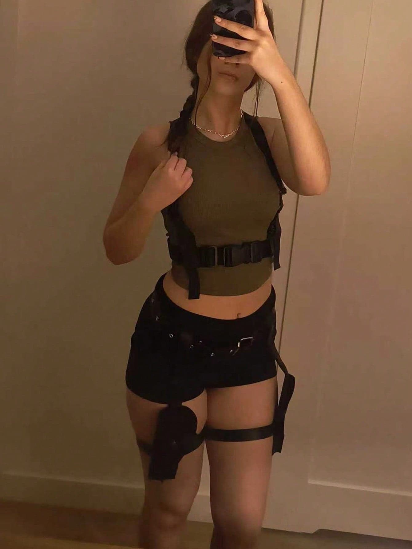 1 Set Costume Gun Holster, Western Cowboy Gun Holster, Lara Croft Costume Accessories Party