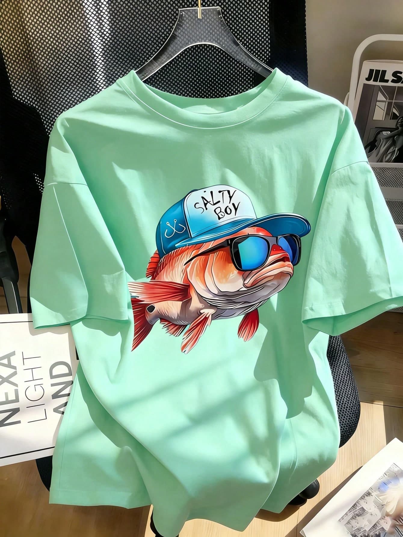 1pc Tween Boy Casual Printed Short Sleeve T-Shirt, Summer Top For Young Students, Back To School