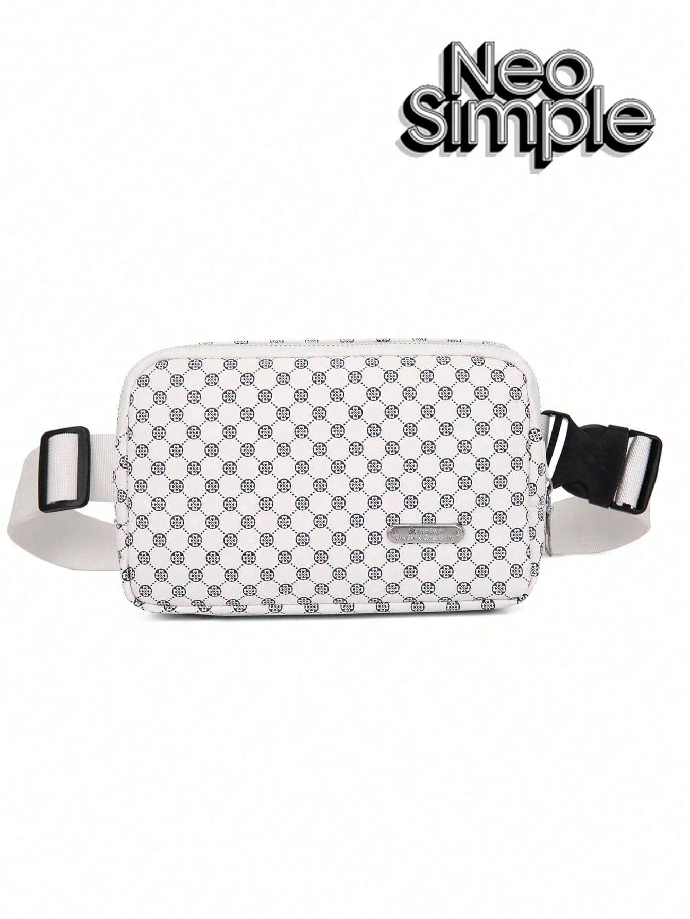 TIANDINGYU Men's Pu Leather Waist Bag With Clover Pattern Fanny Pack Crossbody Bag Side Bag Bum Bag Men Gift College Bag Summer Dad Bag Sling Bag Fanny Pack Bum Bag Students School Supplies Travel Rider Bag Christmas Retro Bag Valentines Holiday Essentials Bag Stickers Bags Valentine Gifts Vintage Belt Summer Bag Spring Break White Bag Gift Bag Pack Belt Bag Pouch, Camping, Hiking Bag