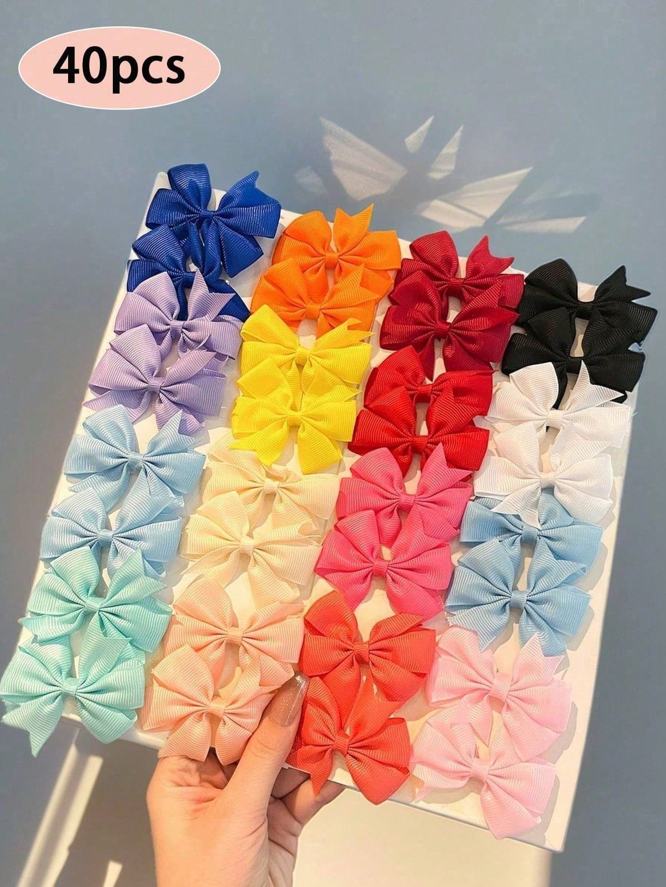 20_30pcs Mixed Color Butterfly Hair Clips, Cute Korean Style Fashion Hair Accessories, Suitable For Daily Wear, Back To School Season