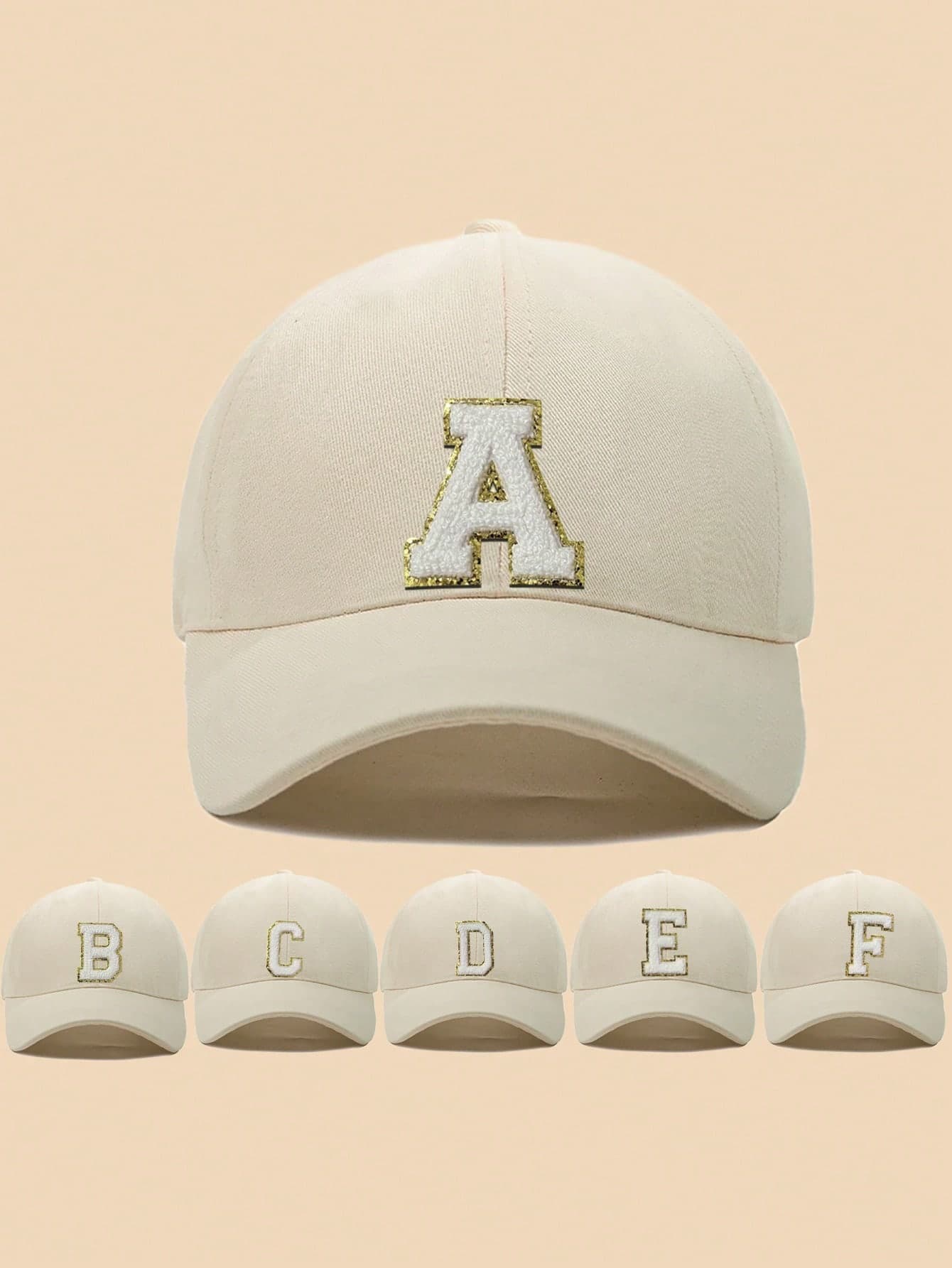 1pc Kids 26 Letter Pattern Baseball Cap, Toddler Boys Girls Sun Hat, Suitable For Outdoor Daily Wear, UV Protection