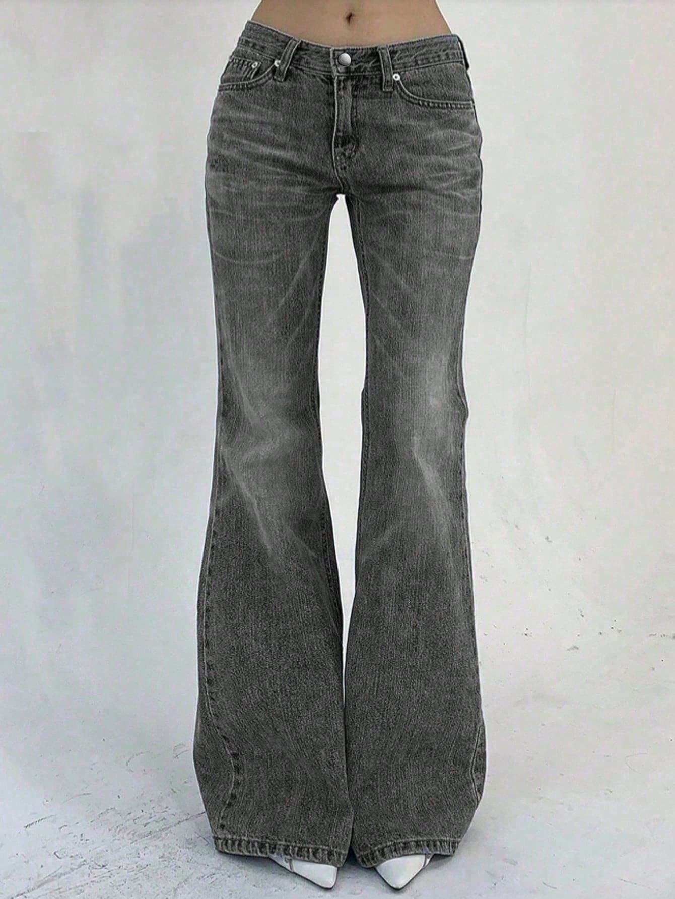 Teen GirlTrendy High Waist Slim Fit Jeans