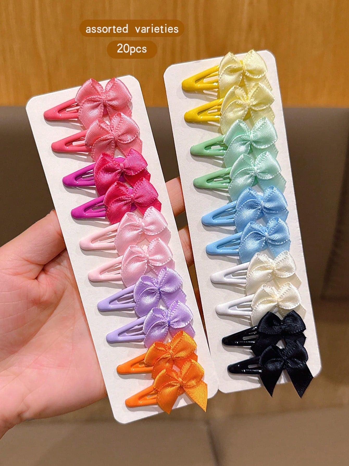 20pcs Colorful Korean Style Cute BB Hair Clips, Sweet Affordable Daily Hair Accessories