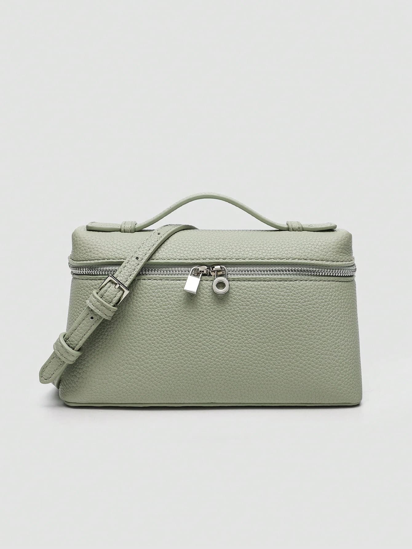1pc Solid Color Litchi Texture PU Square Shoulder Bag, Small Handbag For Women, Suitable For Daily Fashion Matching, Outings, Shopping, Parties, Elegant Women's Commuter Bag, Ideal Gift For Valentine's Day, Comfortable And Fashionable, Stylish Handbag, Personalized Gift Choice, 2025 Accessory, Fashionable Style Suitable For All Occasions, Affordable Luxury Feel, Rebellious Party Bag, Very Suitable For Parties, Weddings, Balls, Dinners/Banquets, Elegant Women's Bag