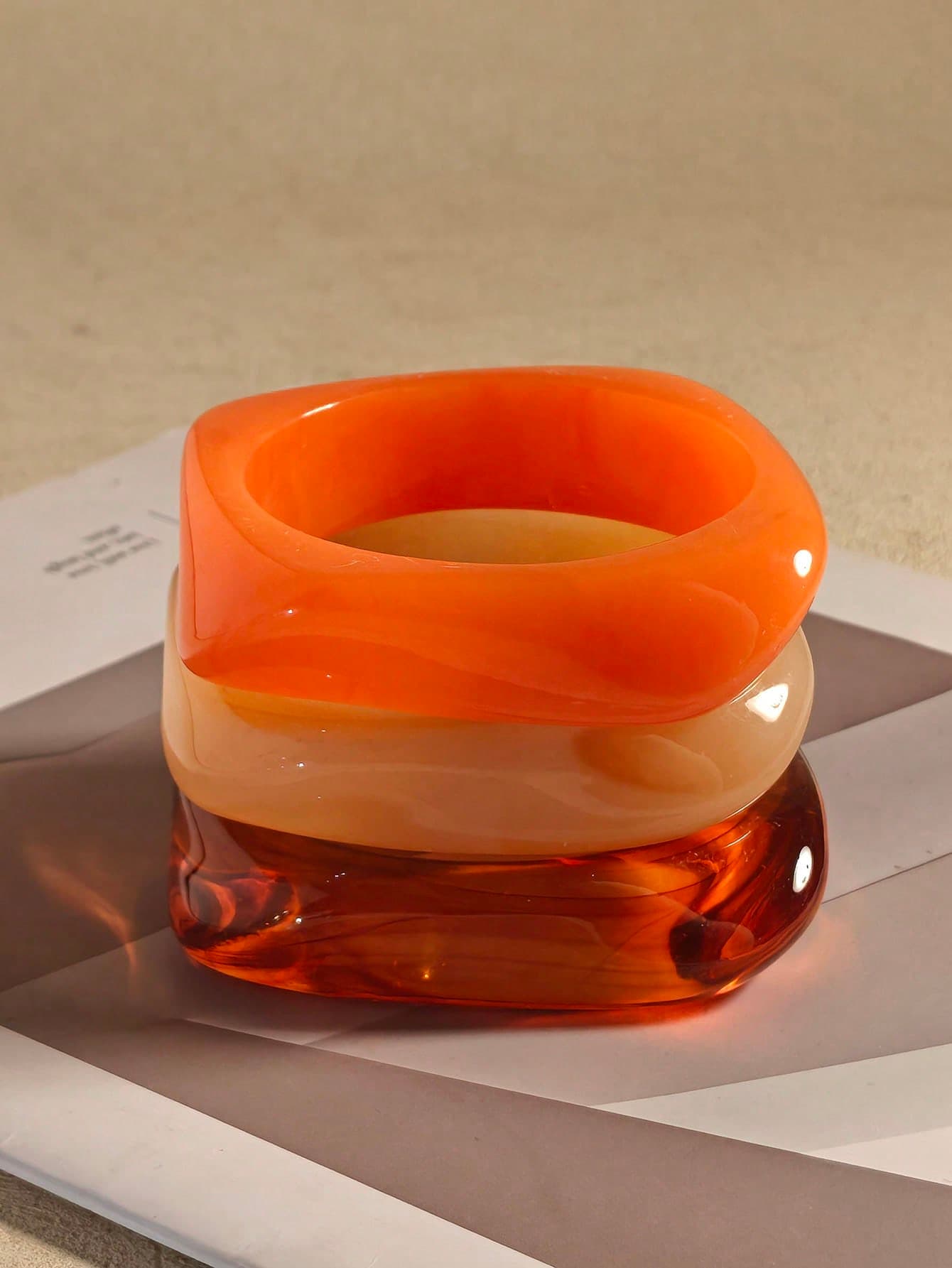 3pcs Fashionable & Cute Colorful Dopamine Acrylic Wide Bangle Bracelets For Women, Versatile For All Seasons, Vacation & Travel
