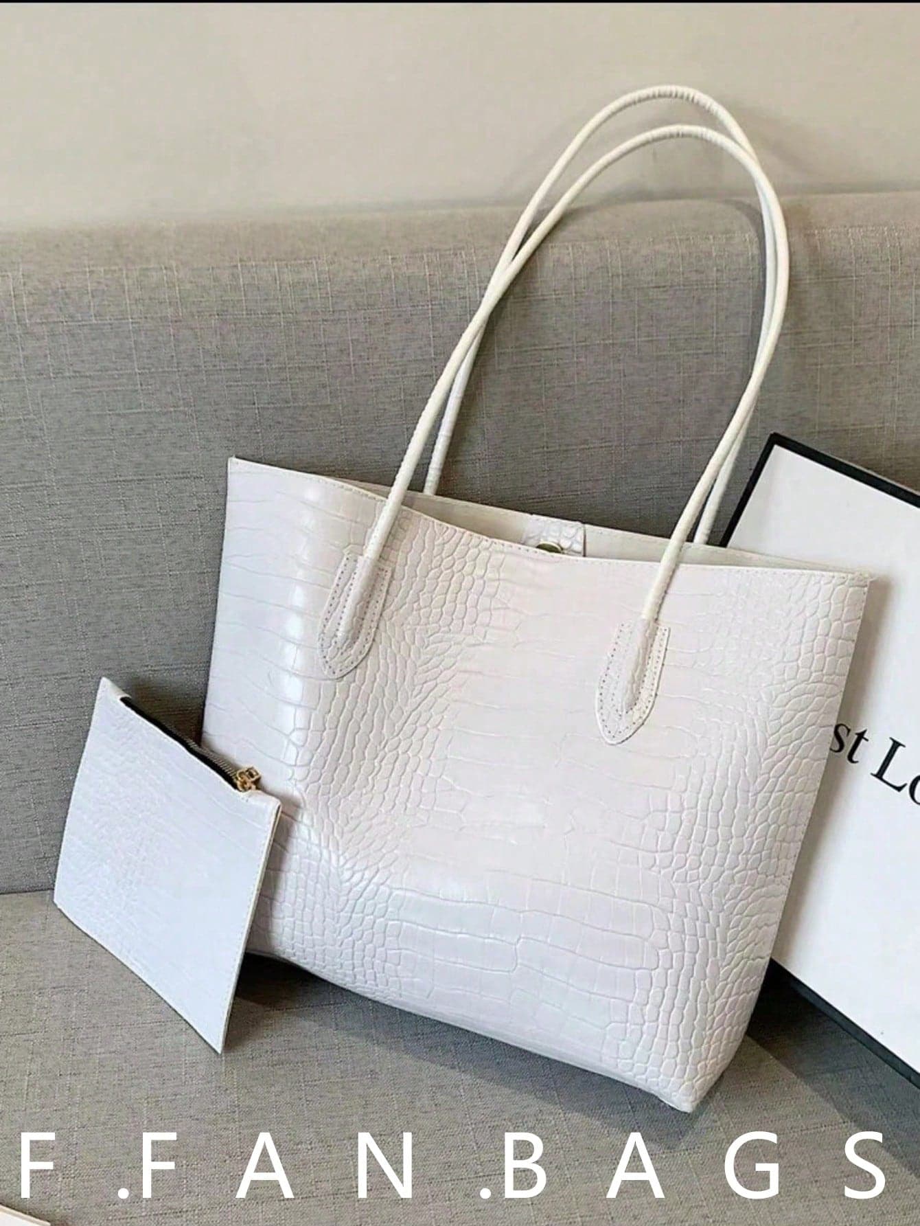 Mini Portable Crocodile Pattern Handbag With Inner Pocket Design, Suitable For Women, New Professionals And White-Collar Workers, Great Gift For Ladies And Female Teachers, Ideal For Business Events, Commuting, Work, Office, Holidays And Vacations